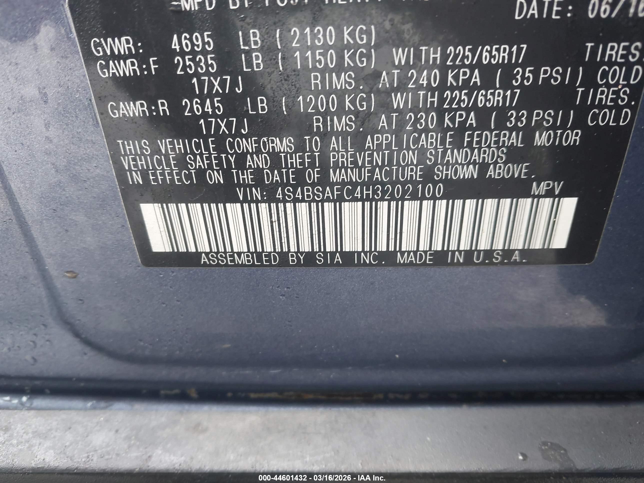 SUBARU OUTBACK image 9