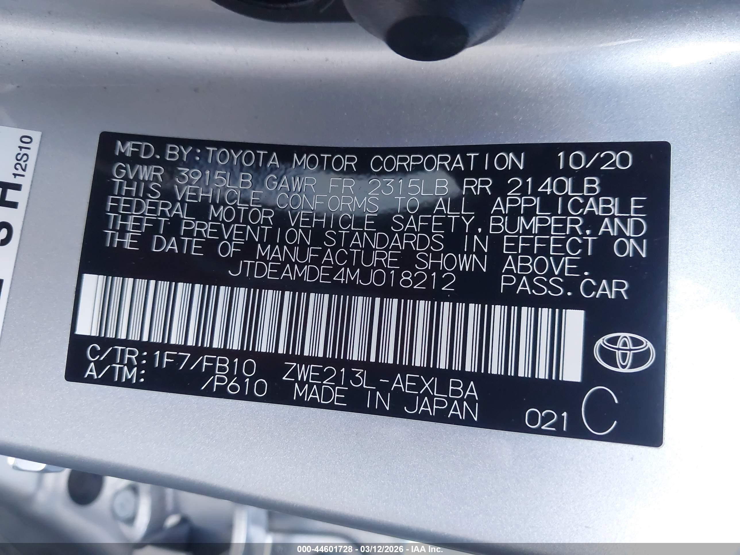 TOYOTA COROLLA image 9