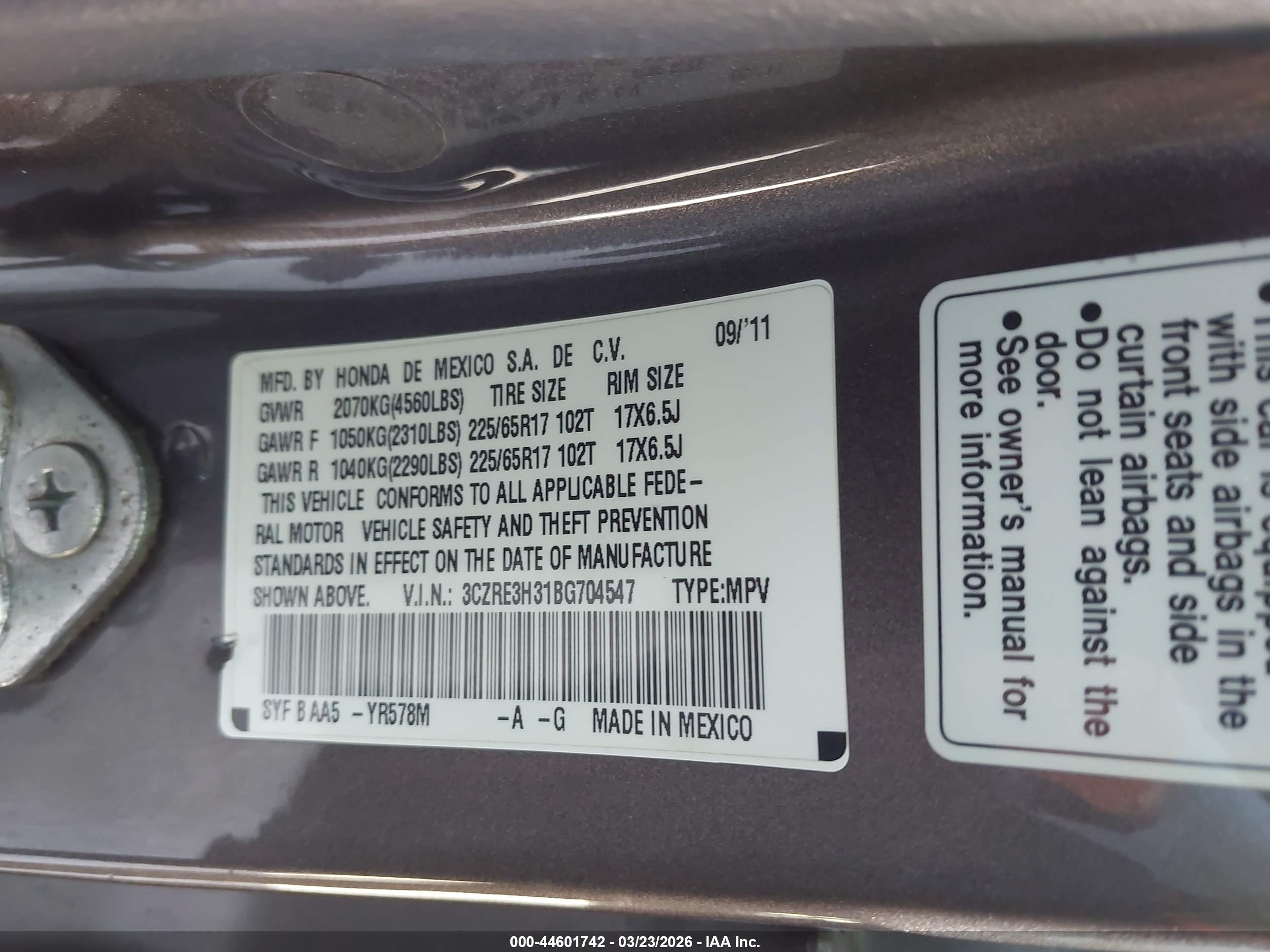 HONDA CR-V image 9