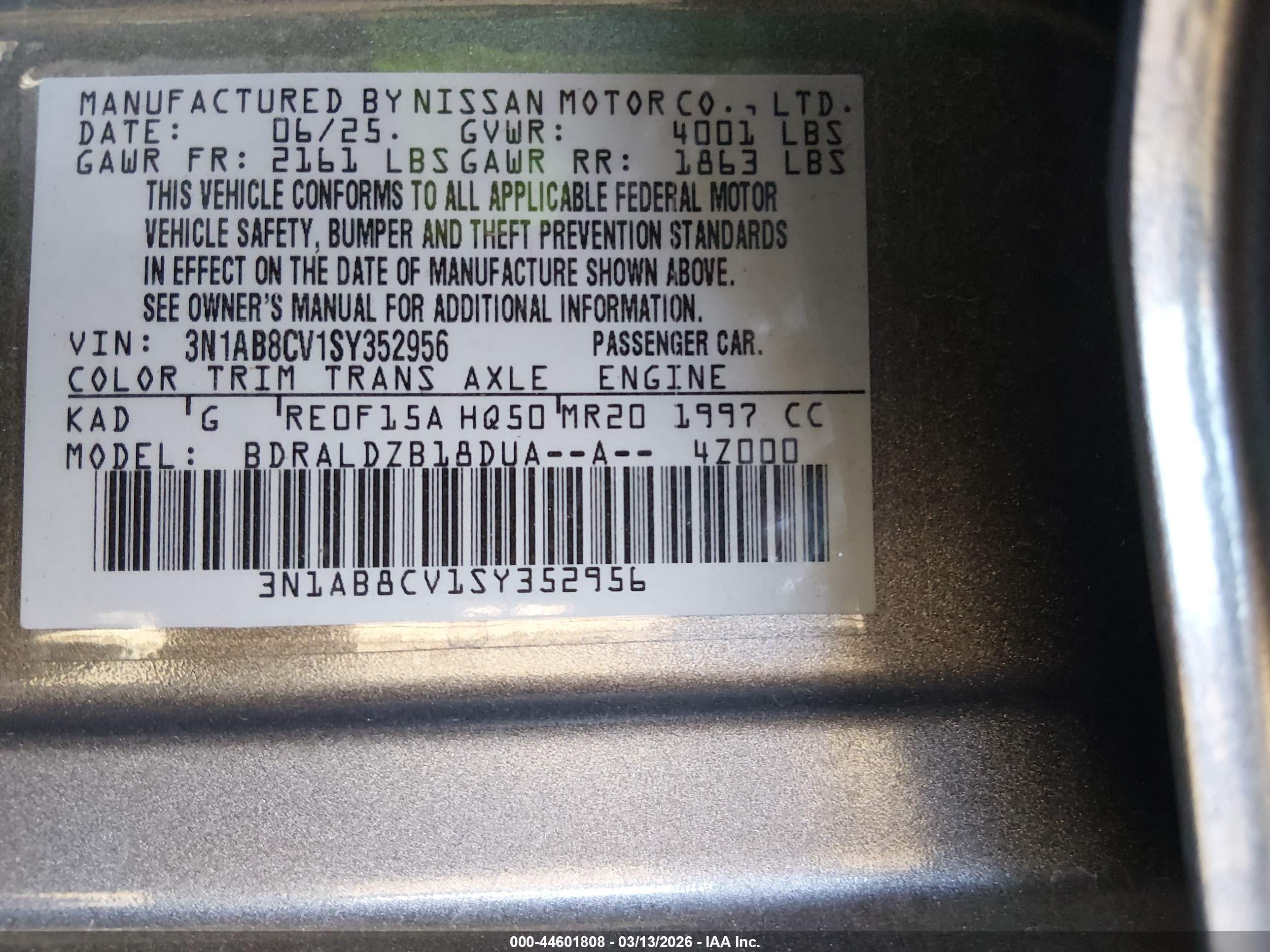 NISSAN SENTRA image 9