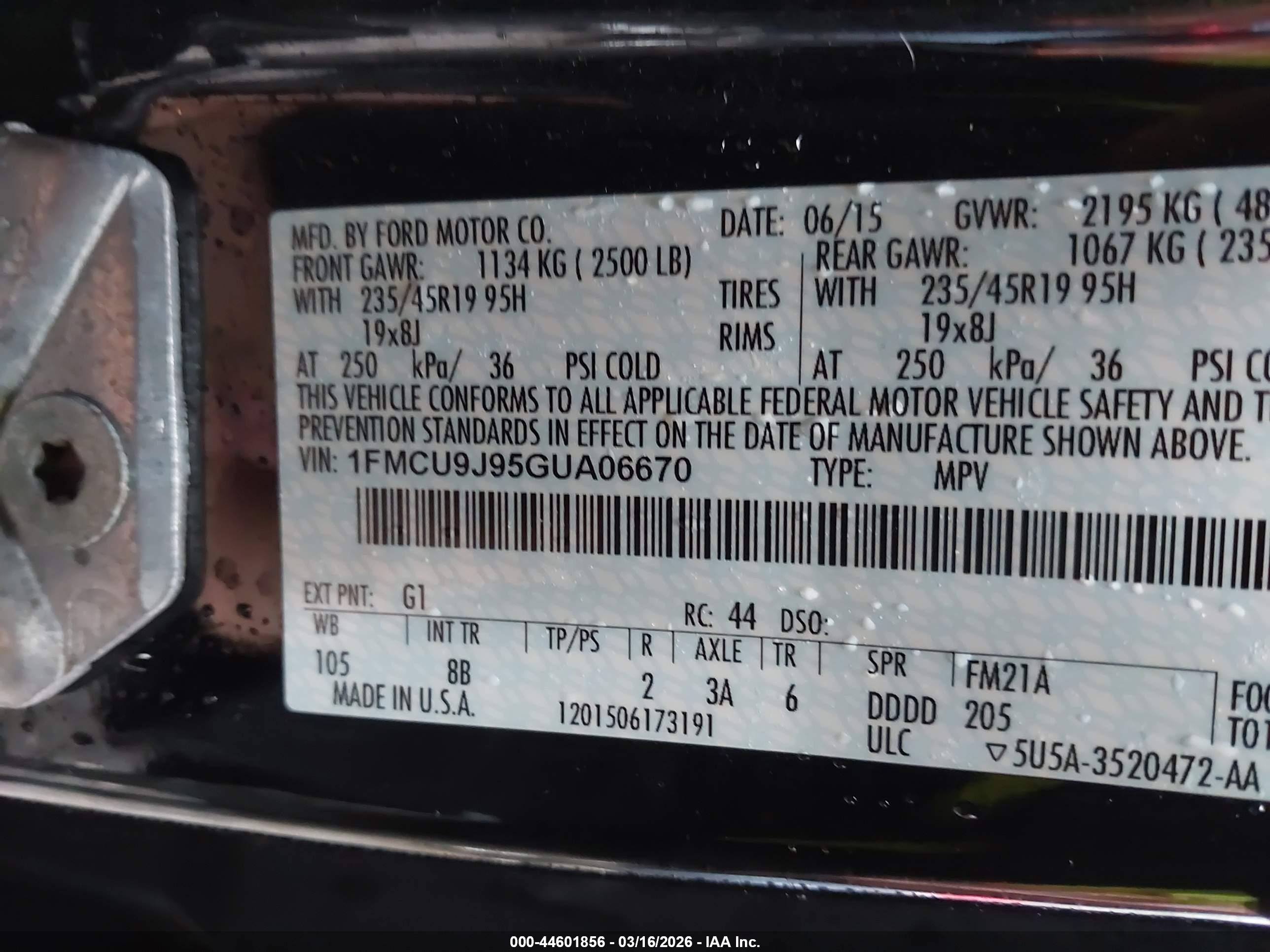 FORD ESCAPE image 9