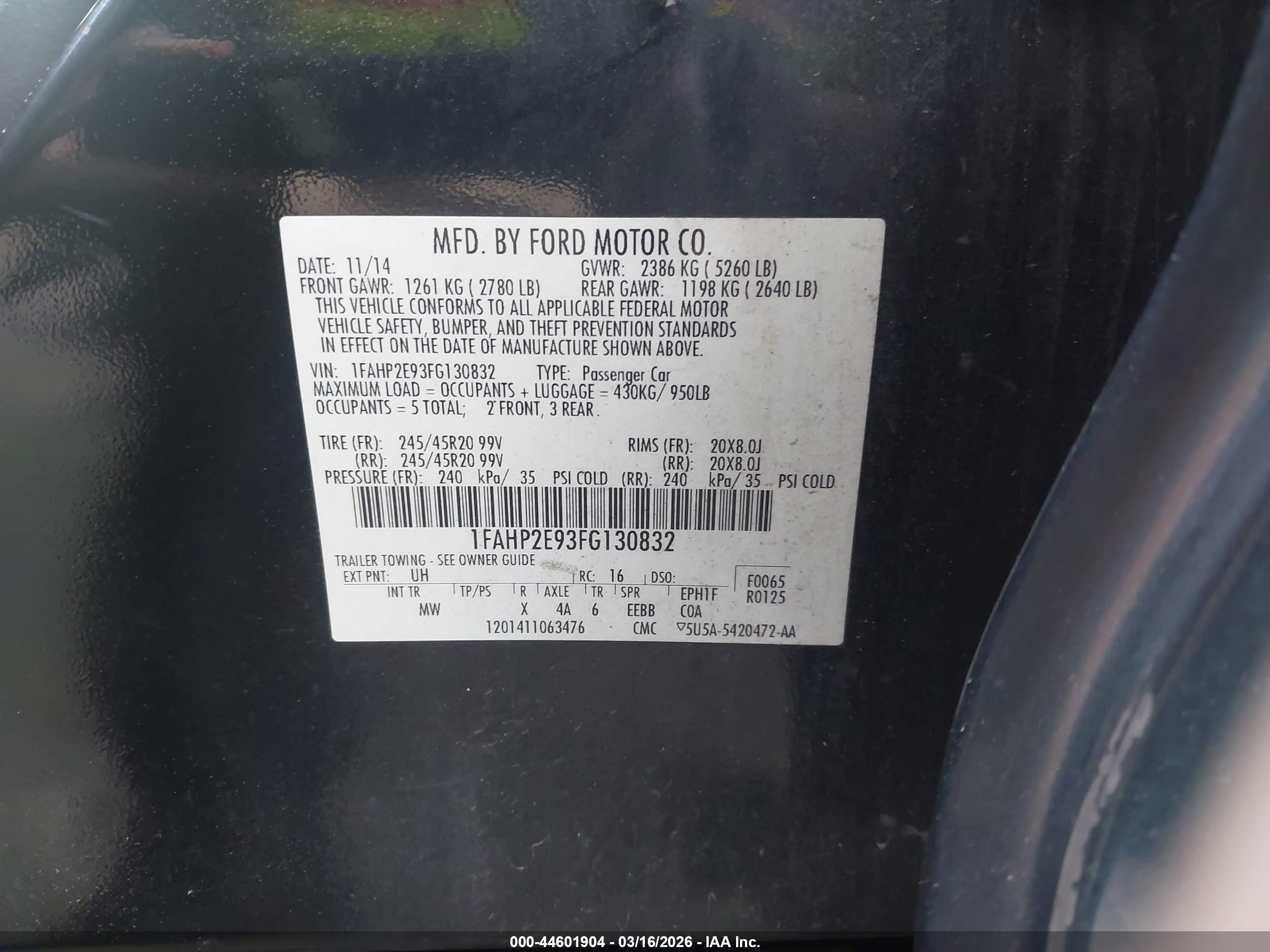 FORD TAURUS image 9