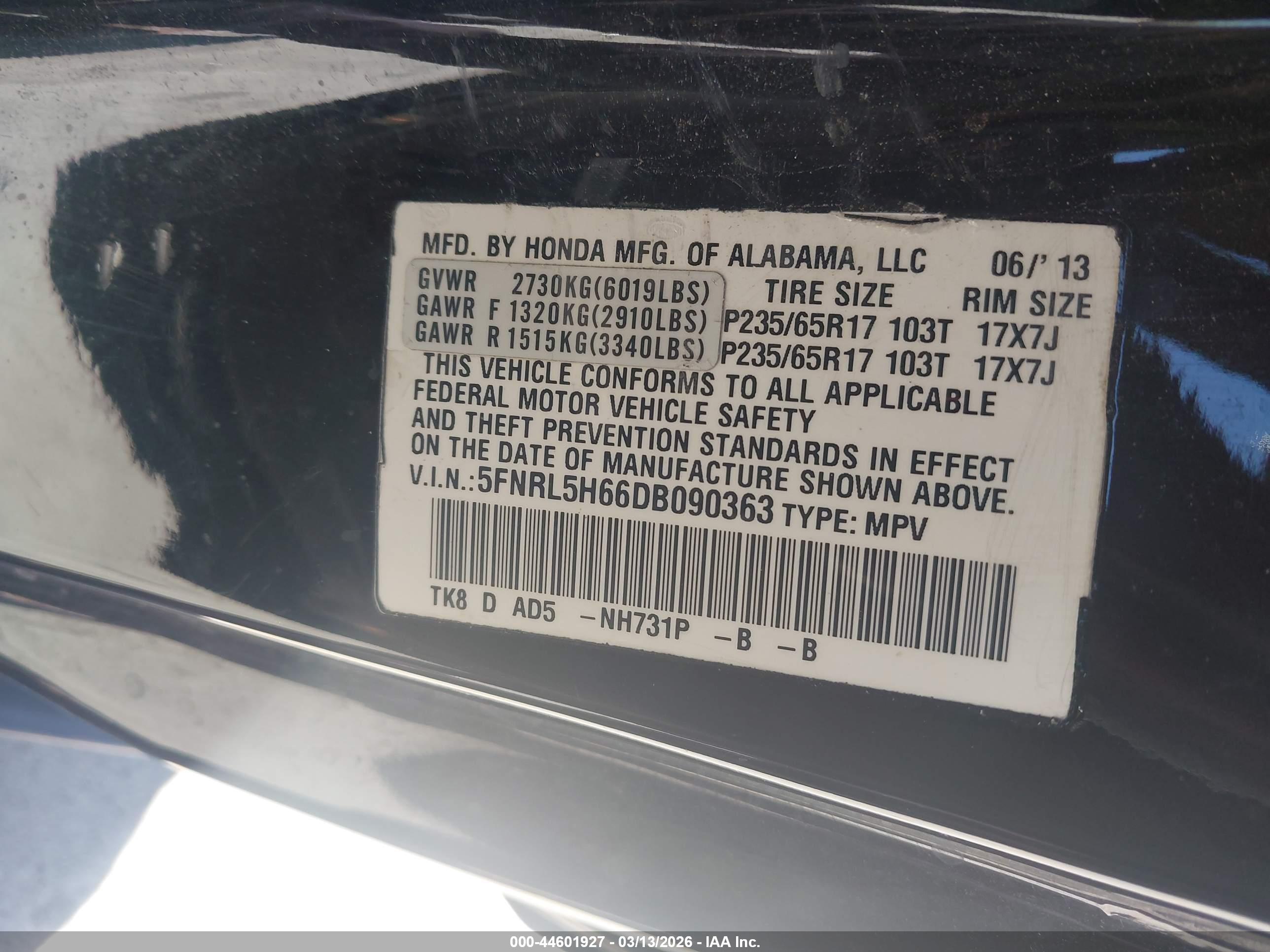 HONDA ODYSSEY image 9