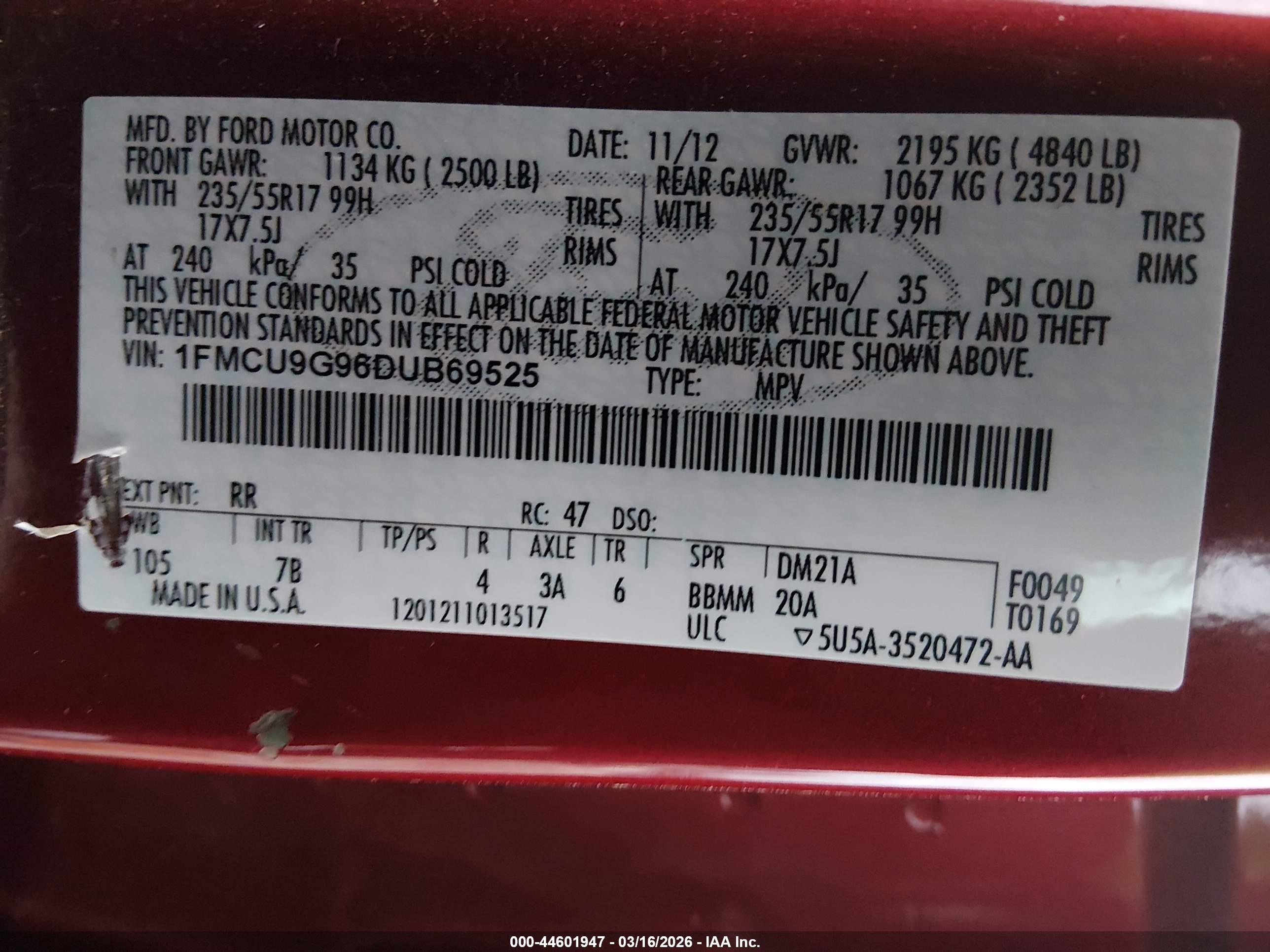 FORD ESCAPE image 9