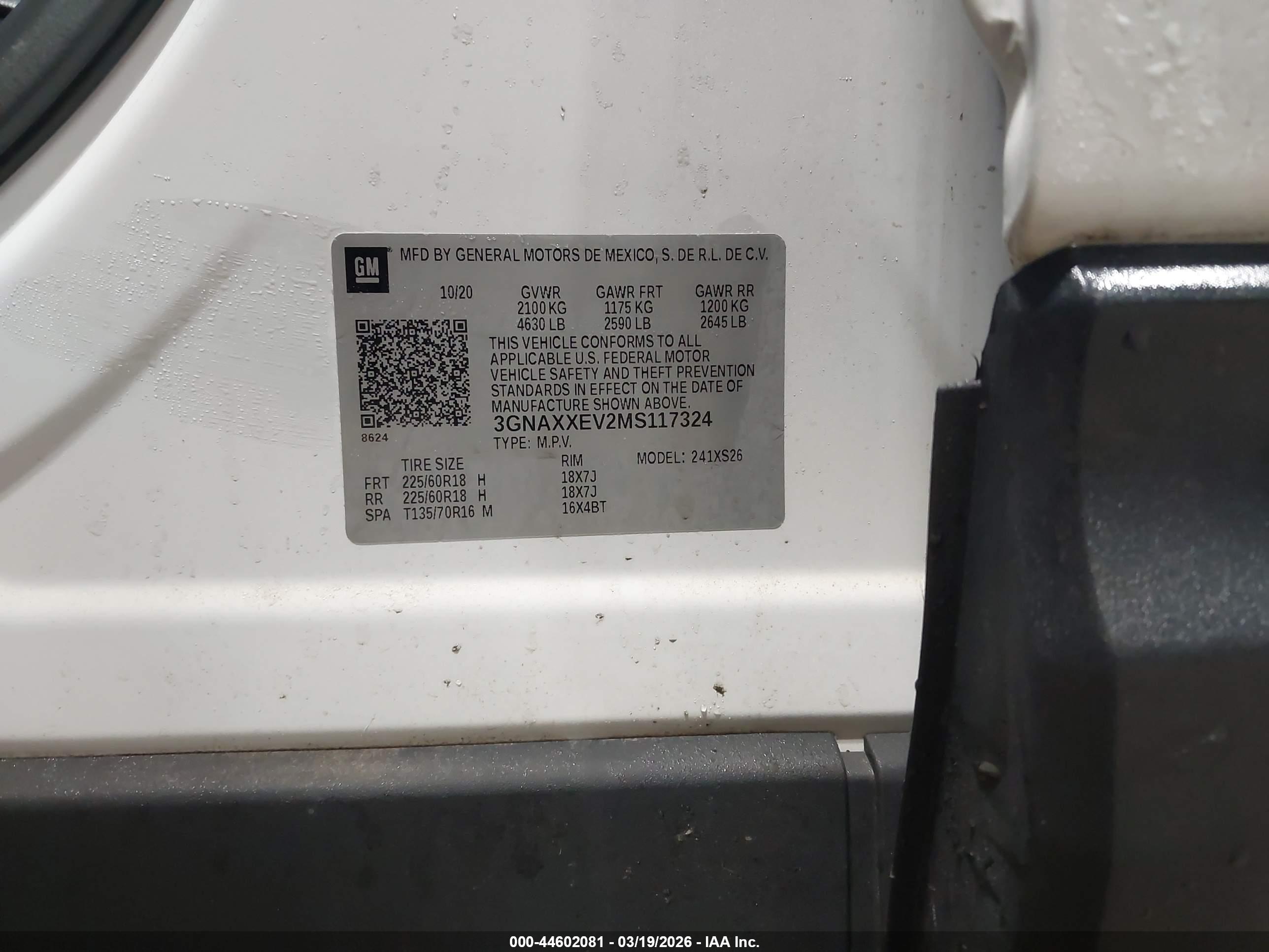 CHEVROLET EQUINOX image 9