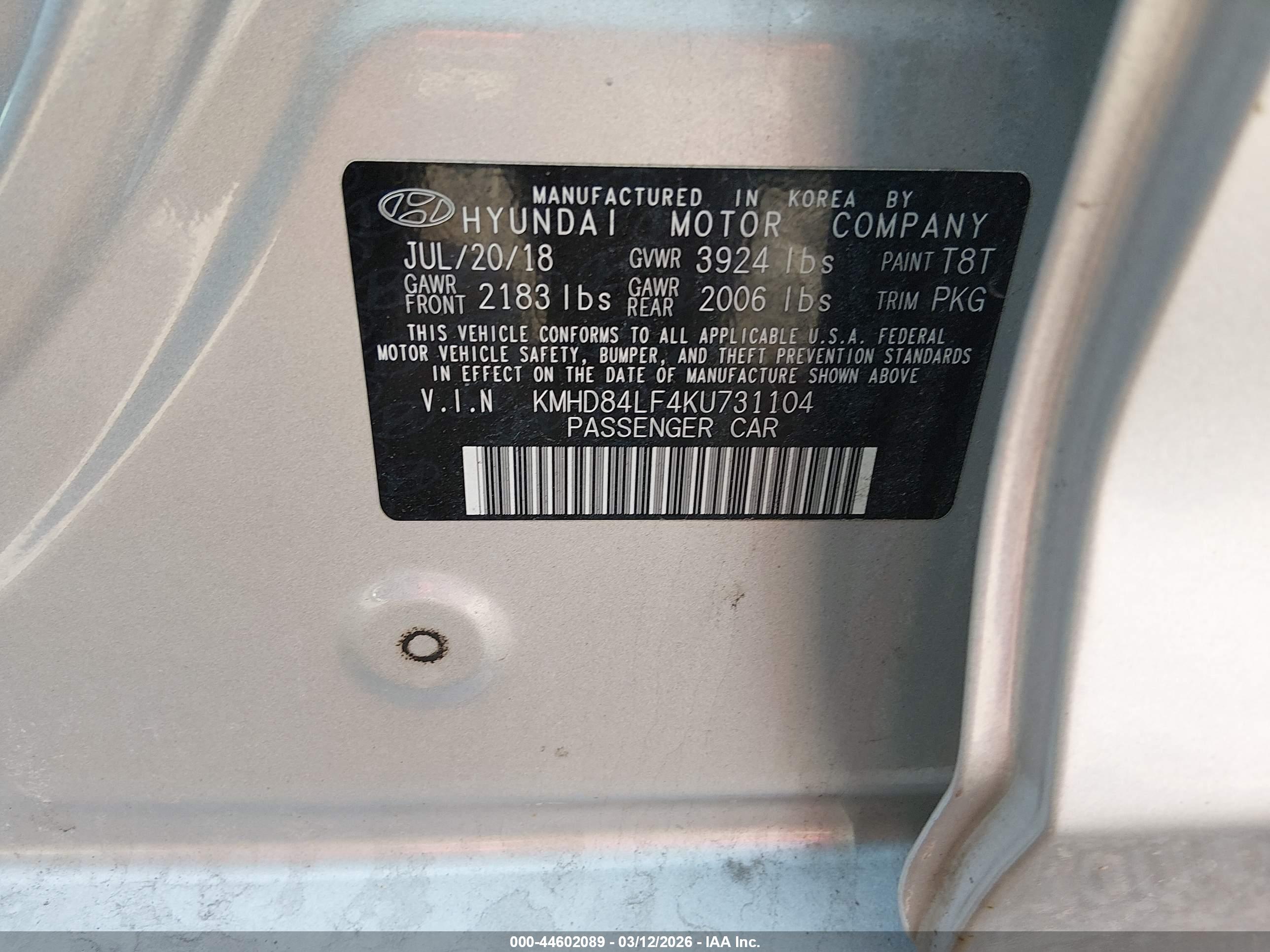 HYUNDAI ELANTRA image 9