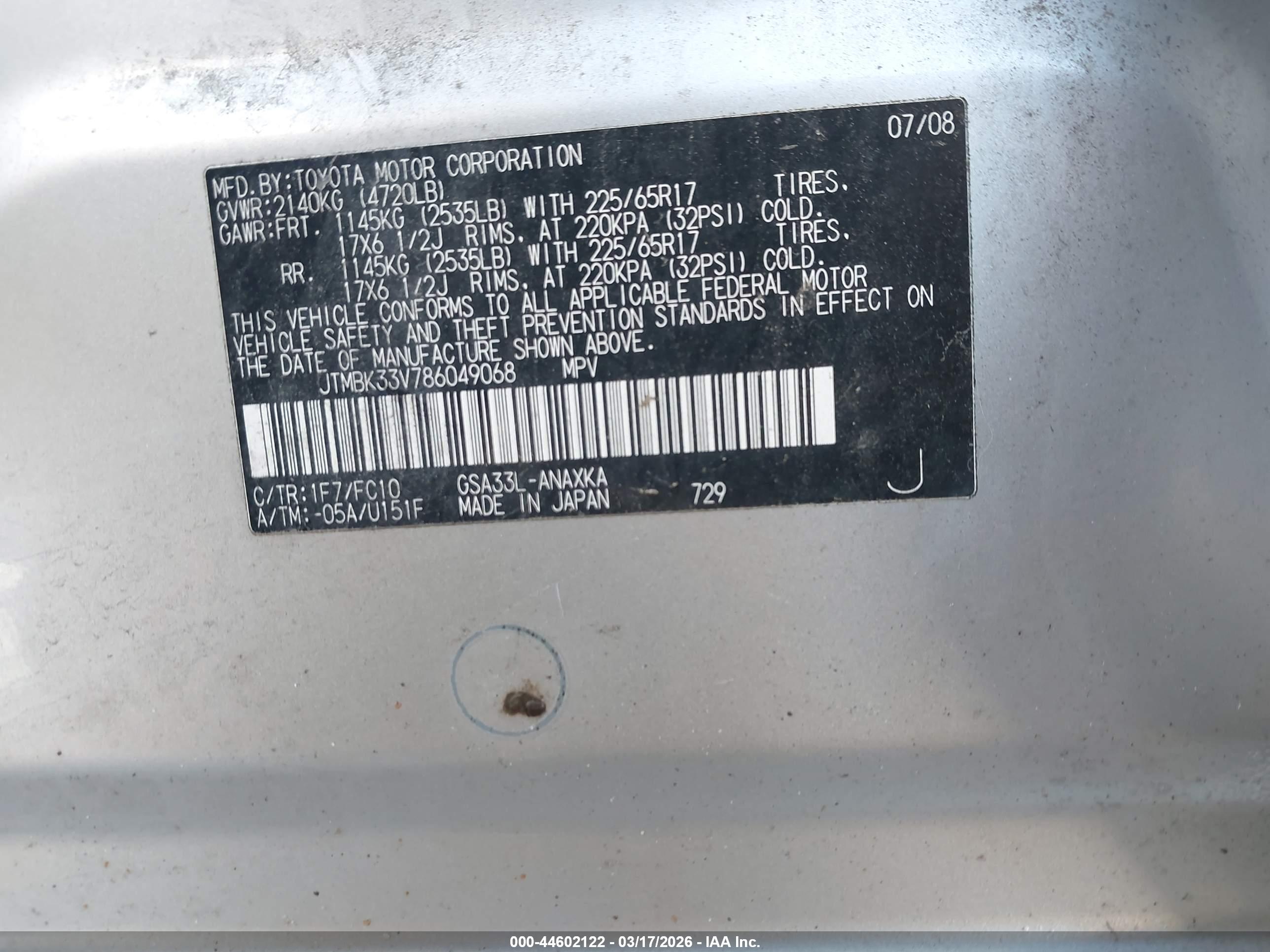 TOYOTA RAV4 image 9