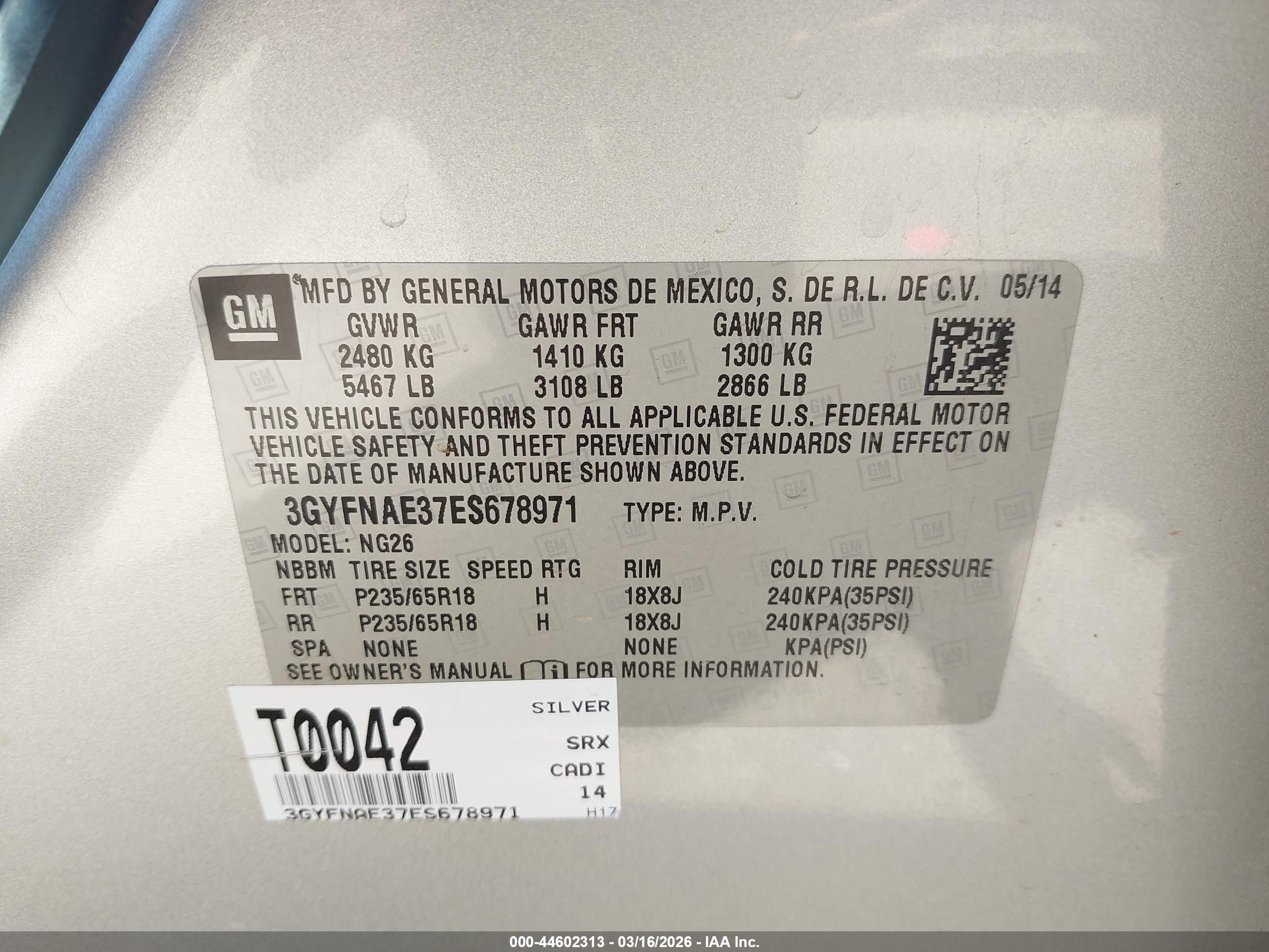 CADILLAC SRX image 9