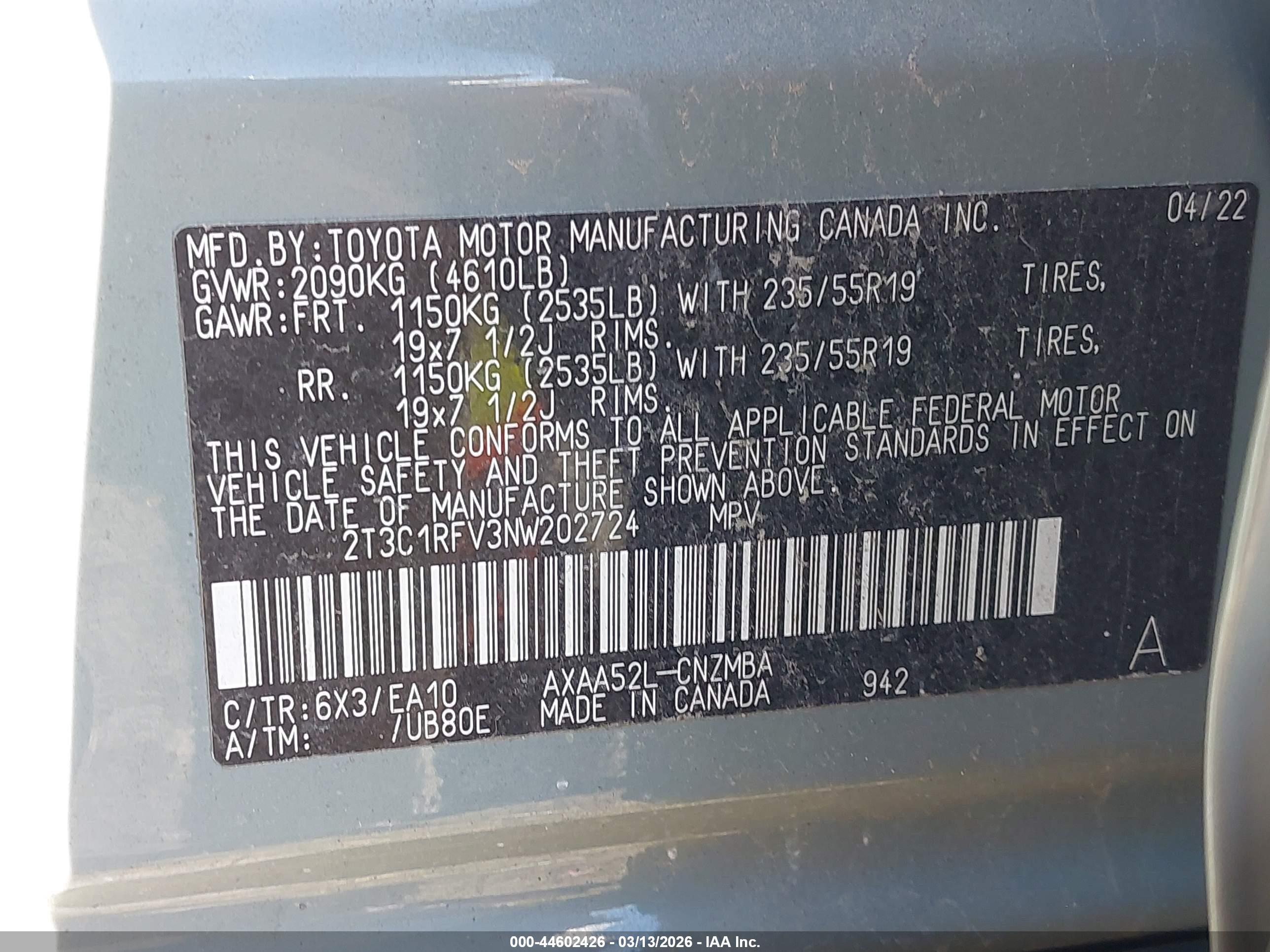 TOYOTA RAV4 image 9