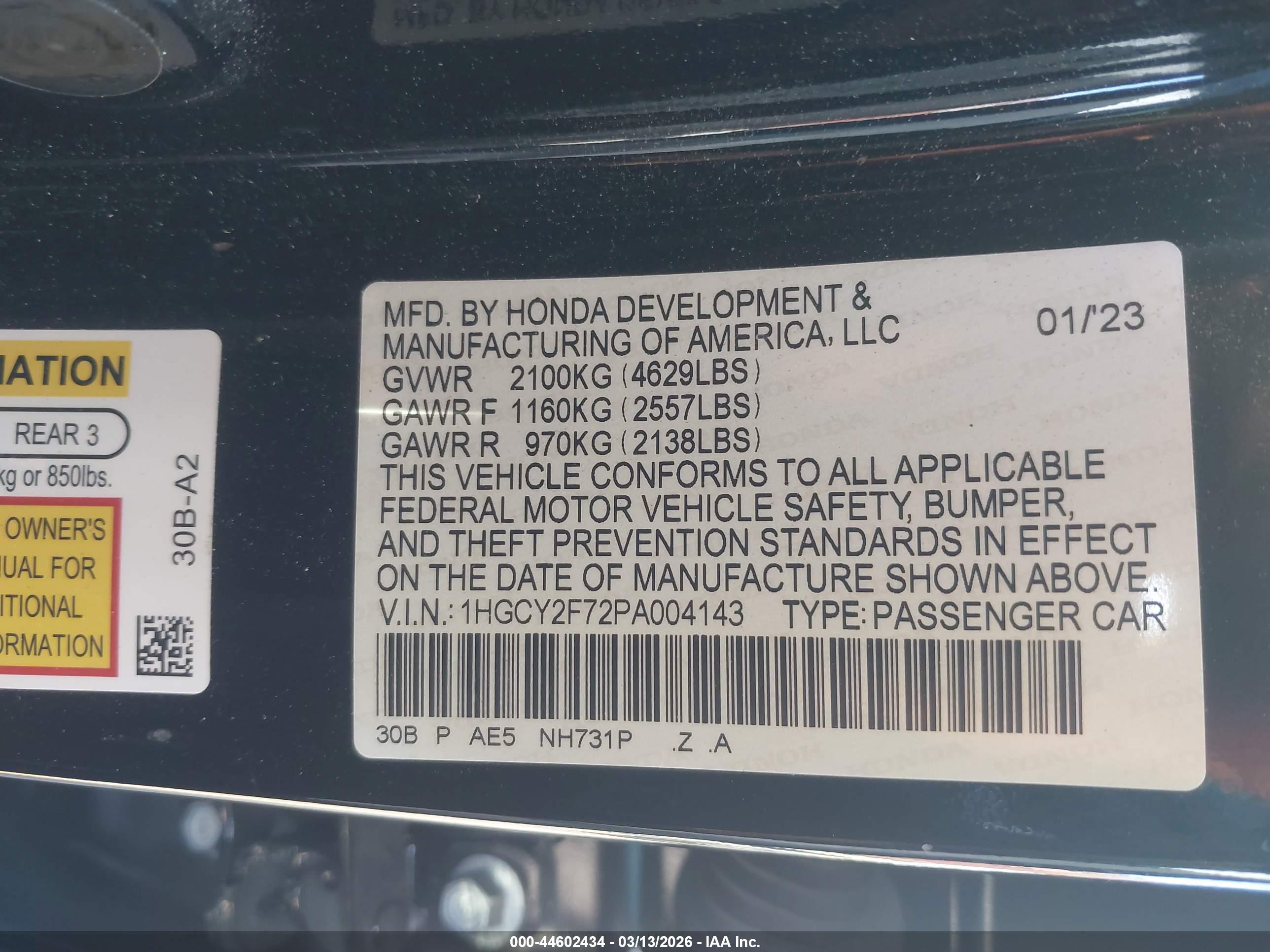 HONDA ACCORD image 9