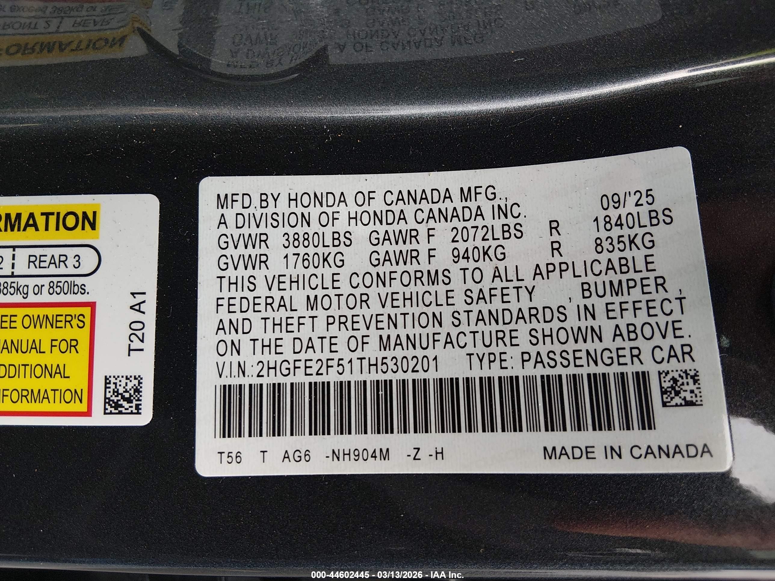 HONDA CIVIC image 9