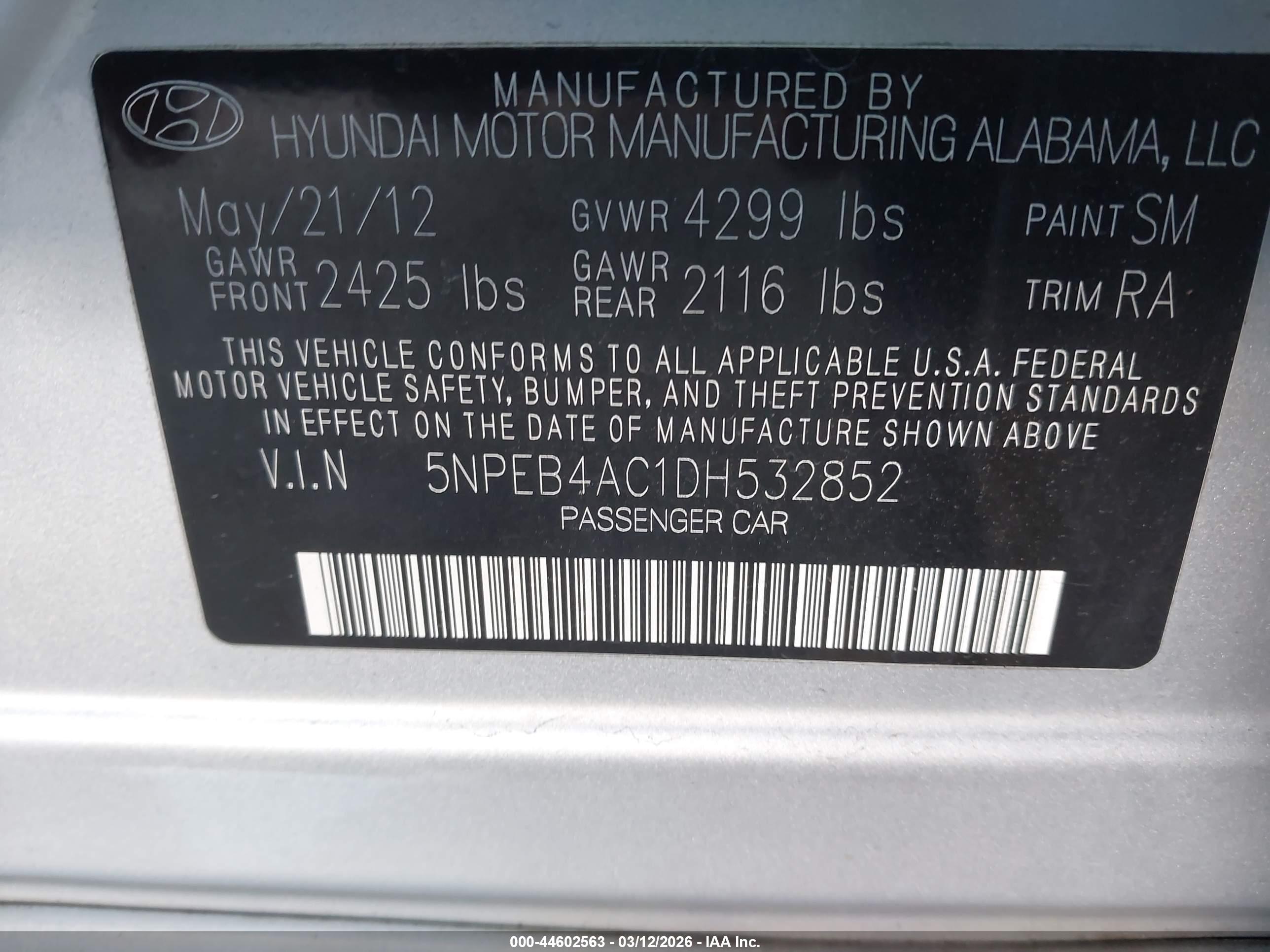 HYUNDAI SONATA image 9