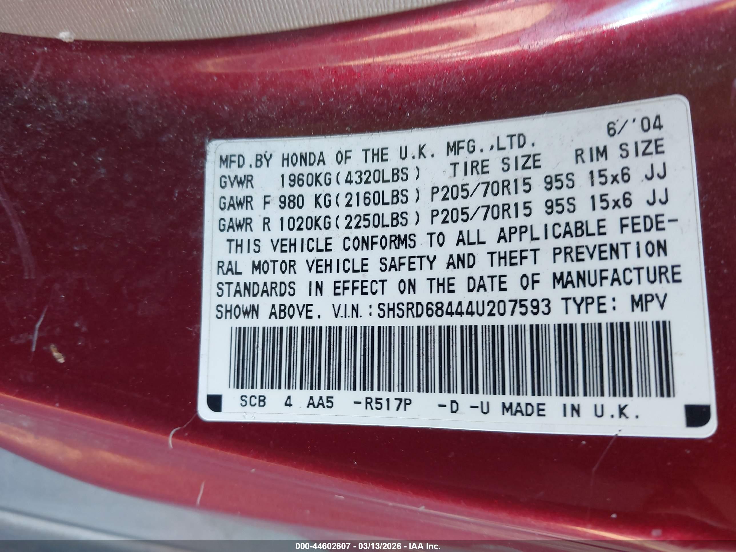 HONDA CR-V image 9