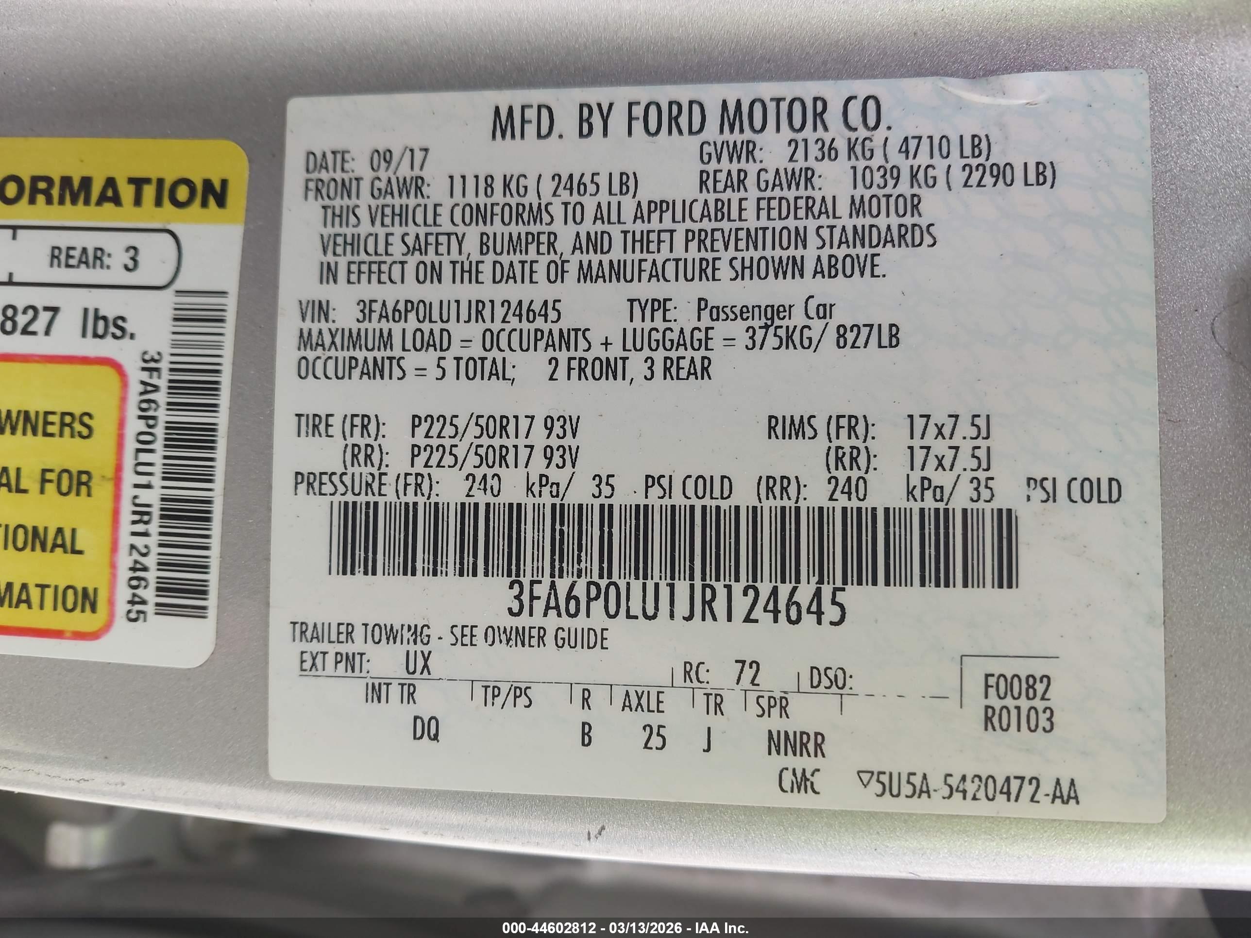 FORD FUSION image 9