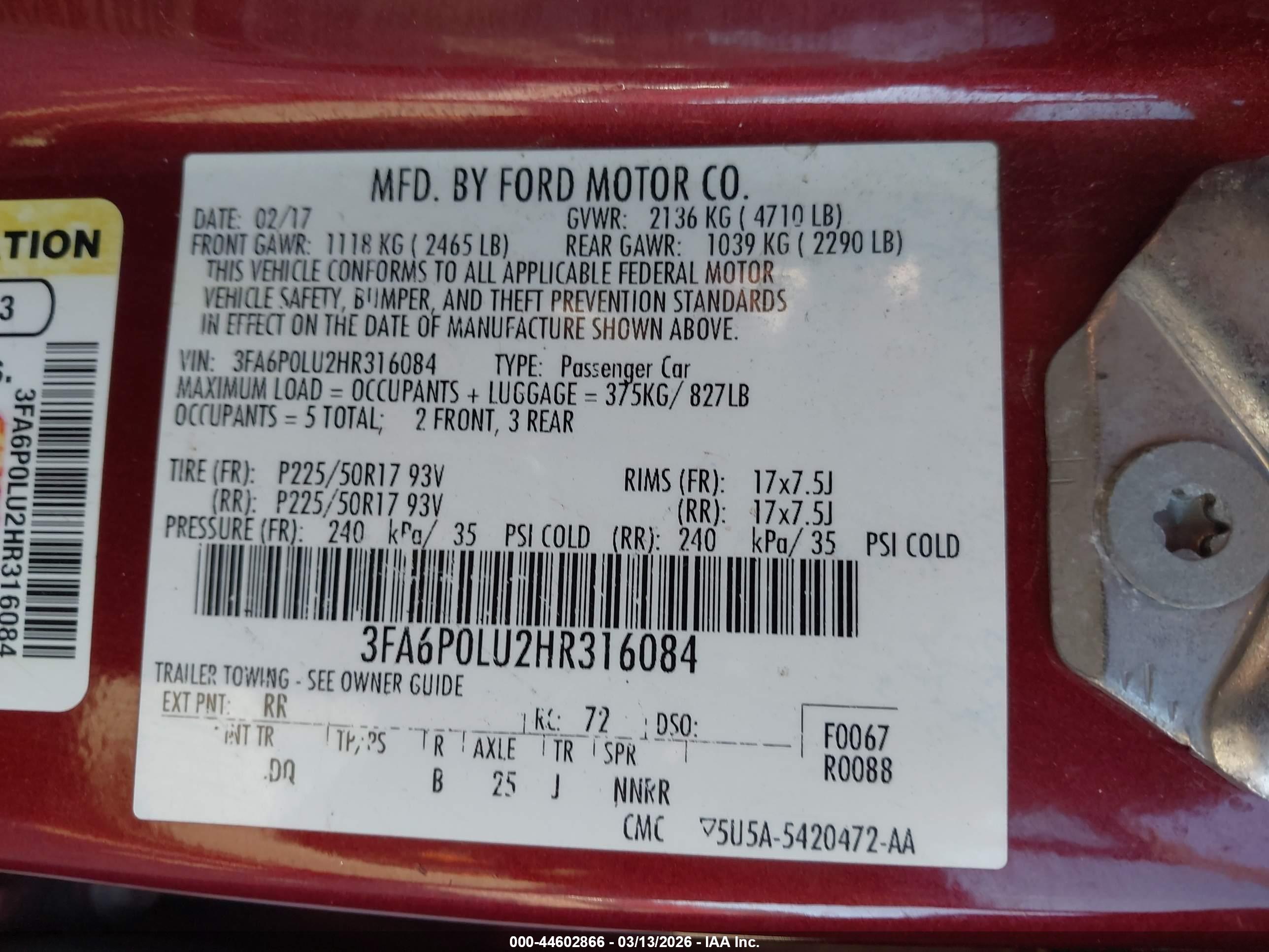 FORD FUSION image 9