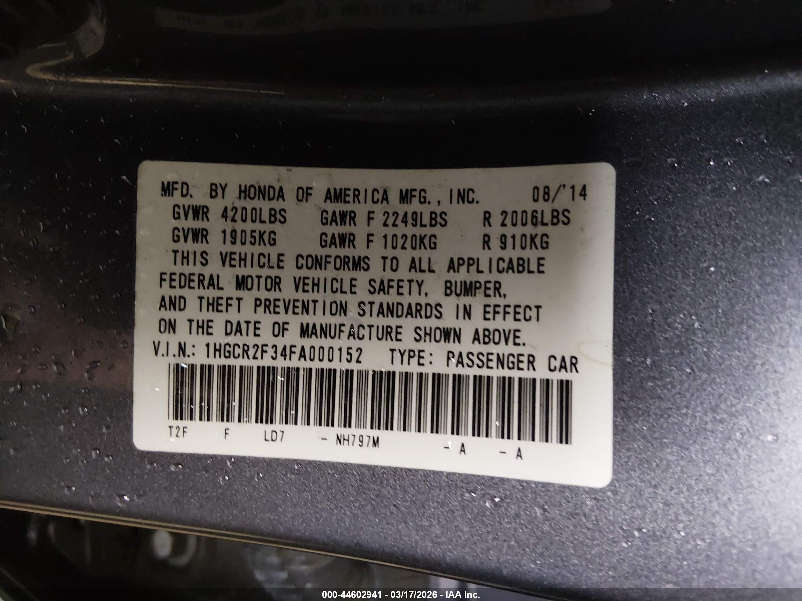 HONDA ACCORD image 9