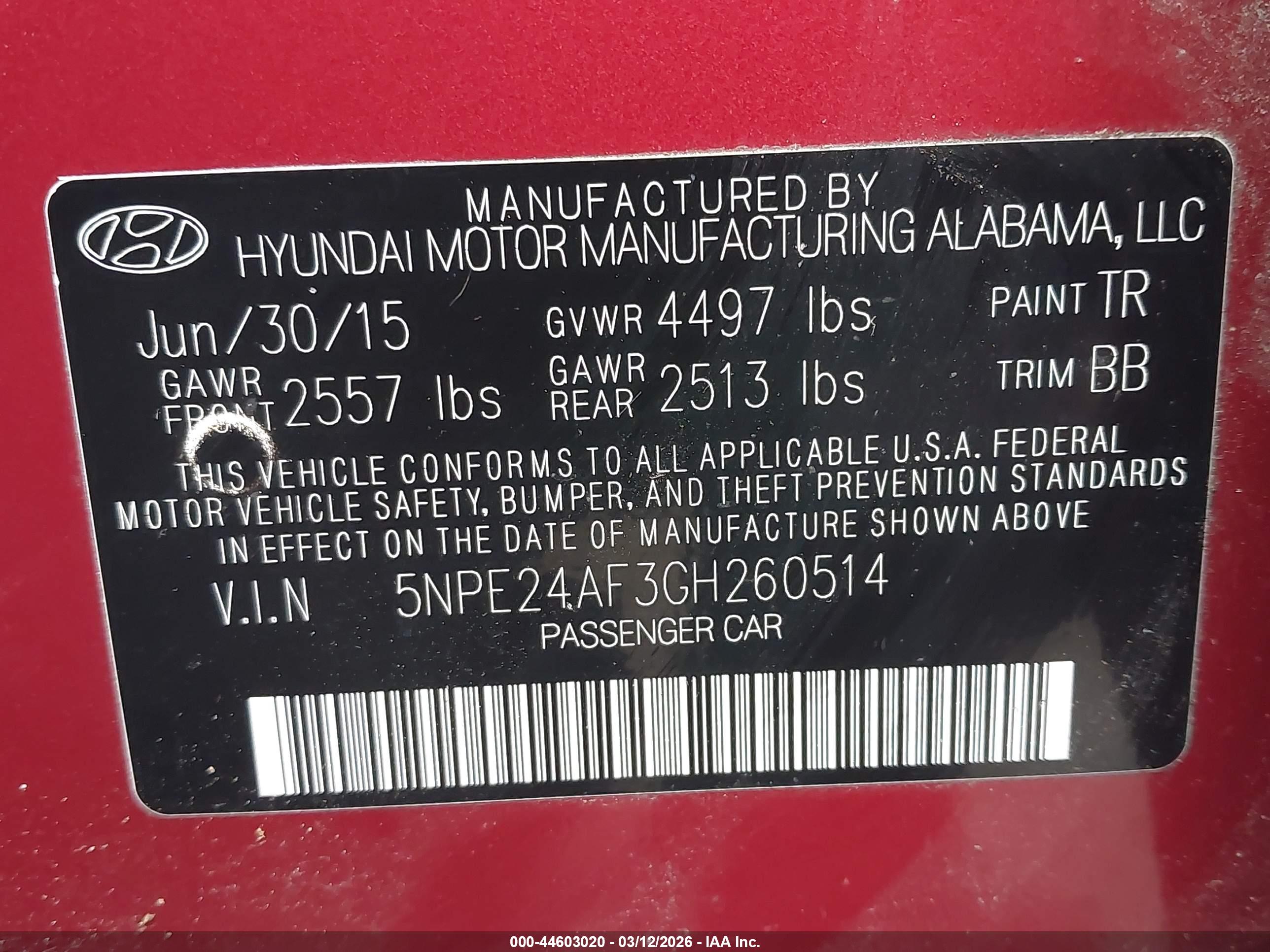 HYUNDAI SONATA image 9