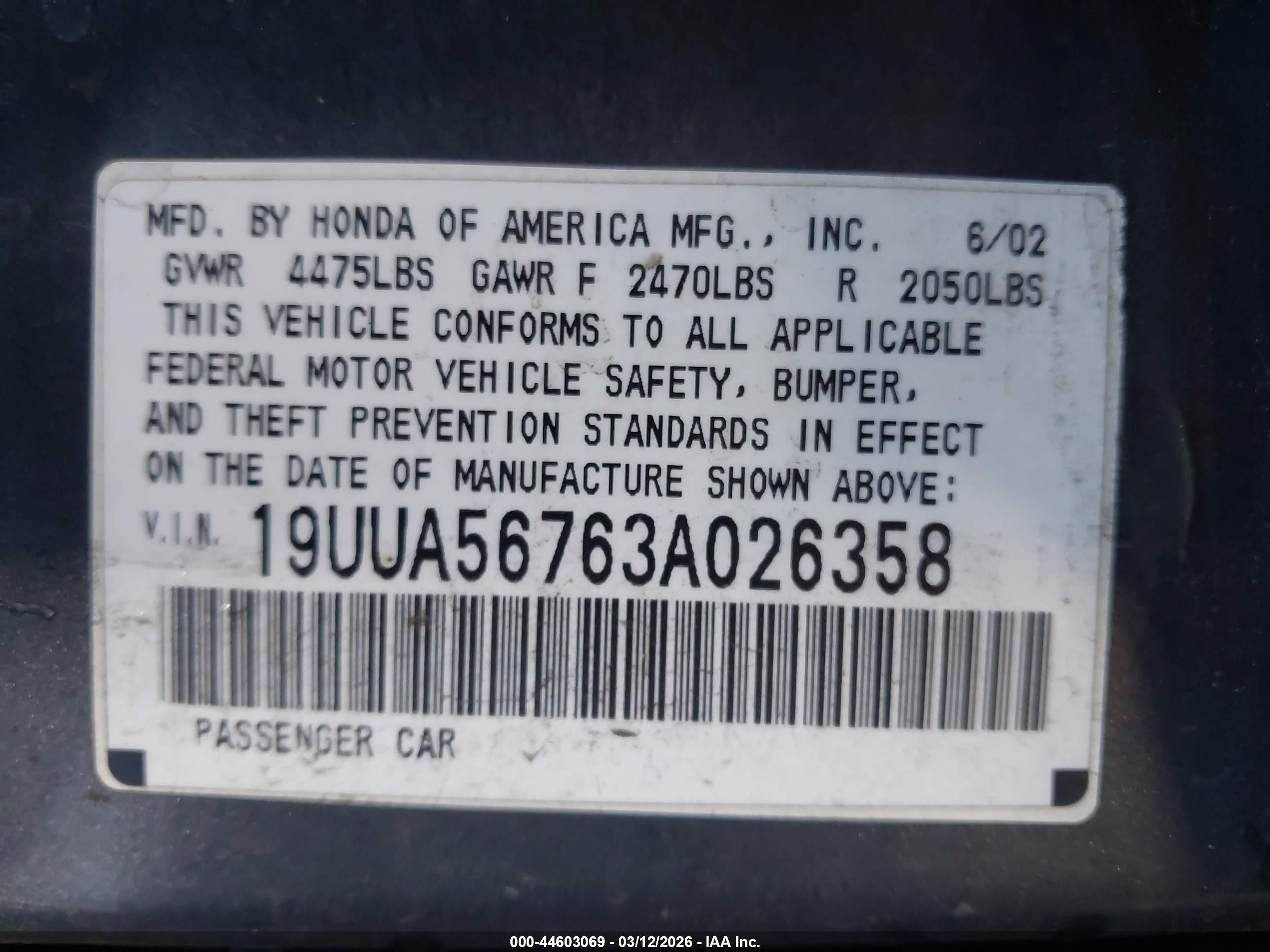 ACURA TL image 9