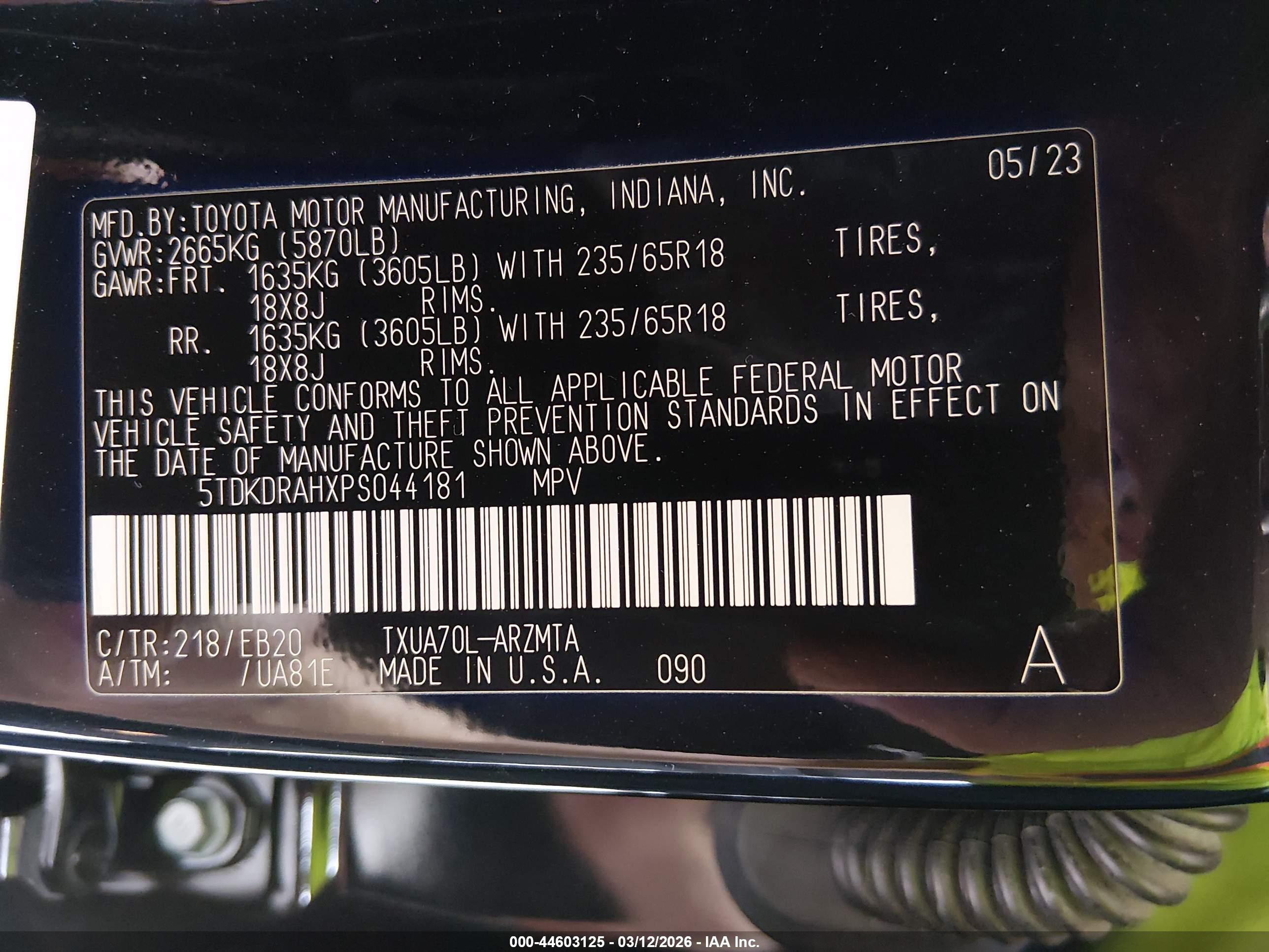 TOYOTA HIGHLANDER image 9