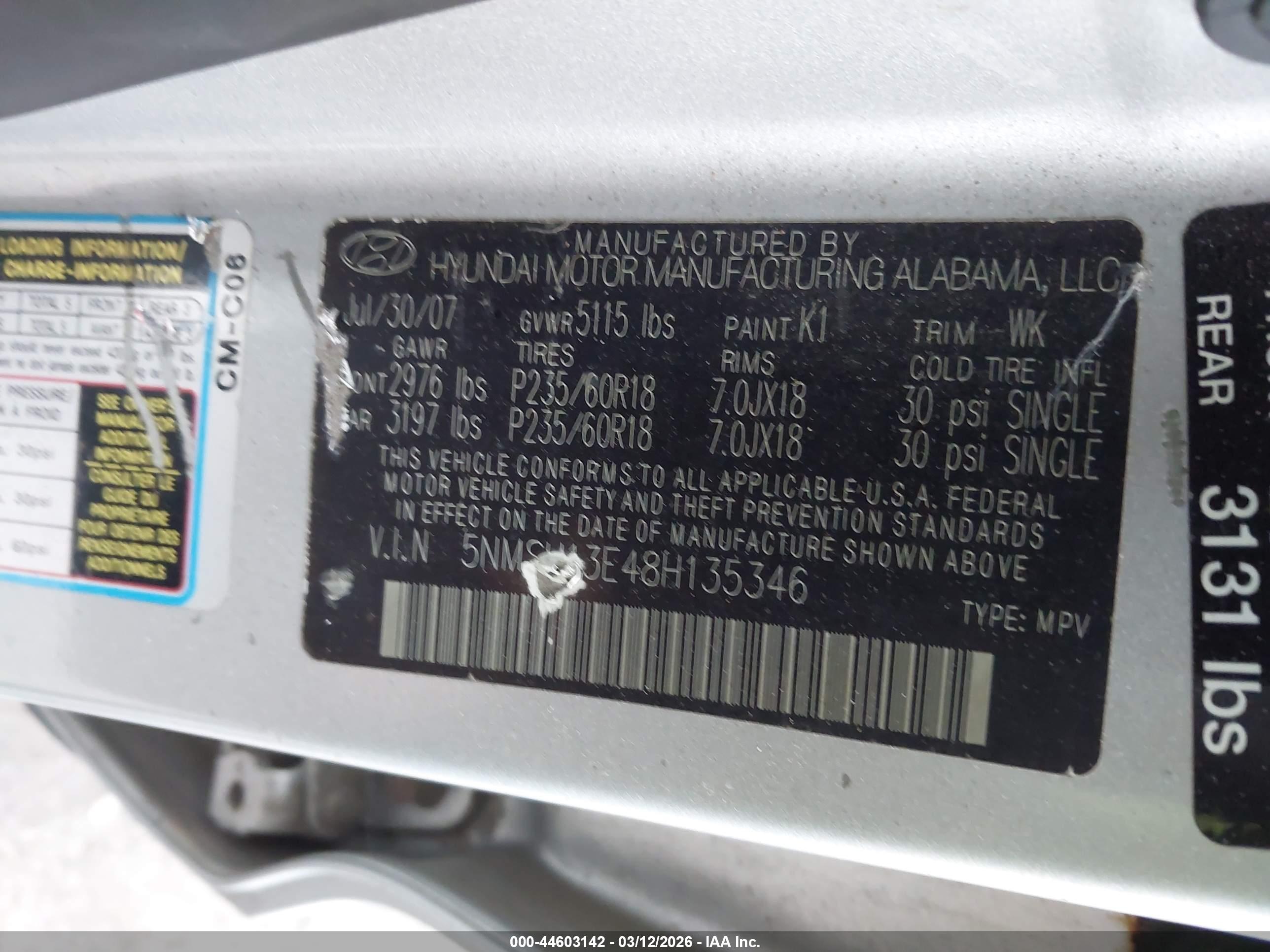 HYUNDAI SANTA image 9
