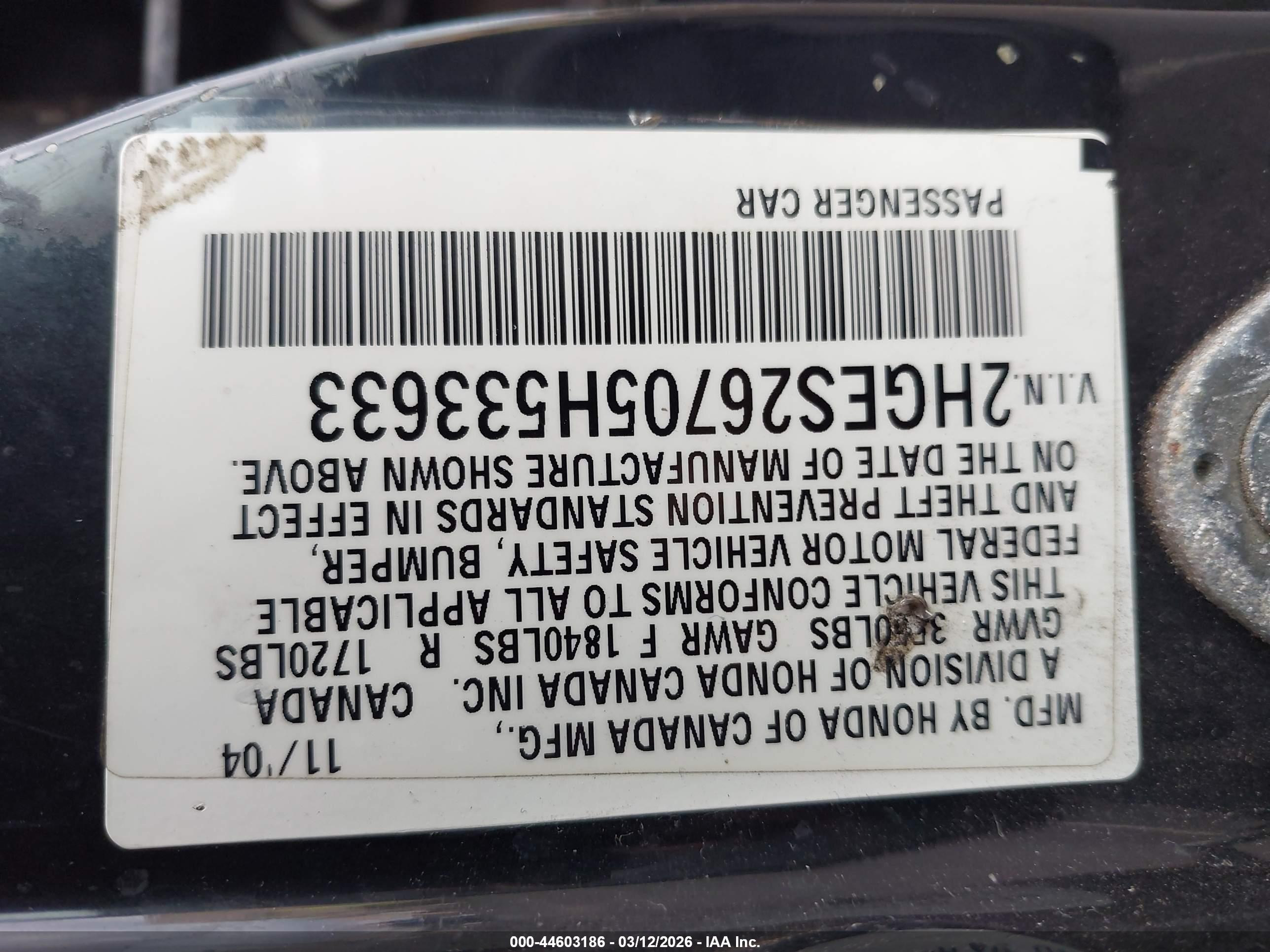 HONDA CIVIC image 9