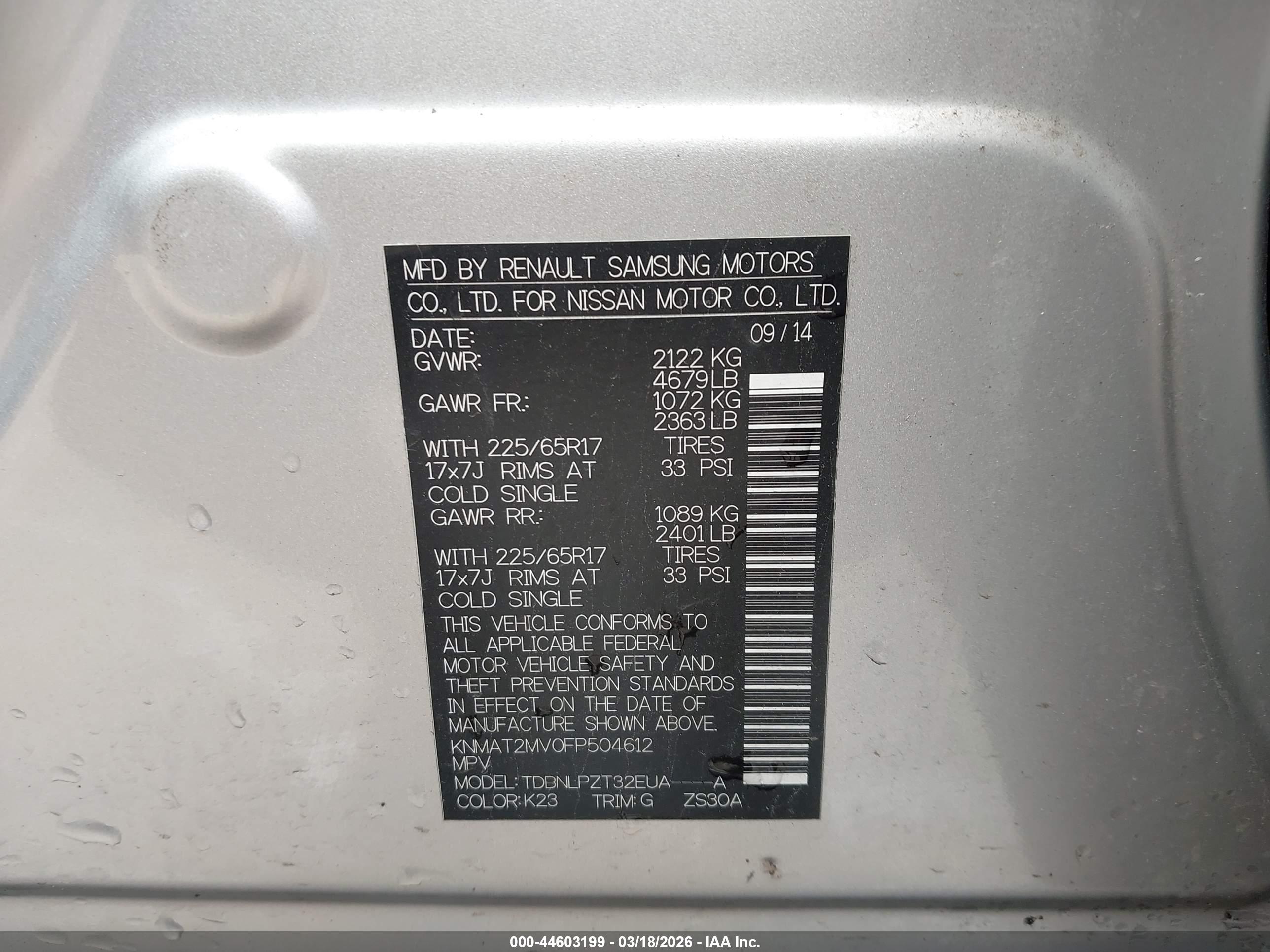NISSAN ROGUE image 9