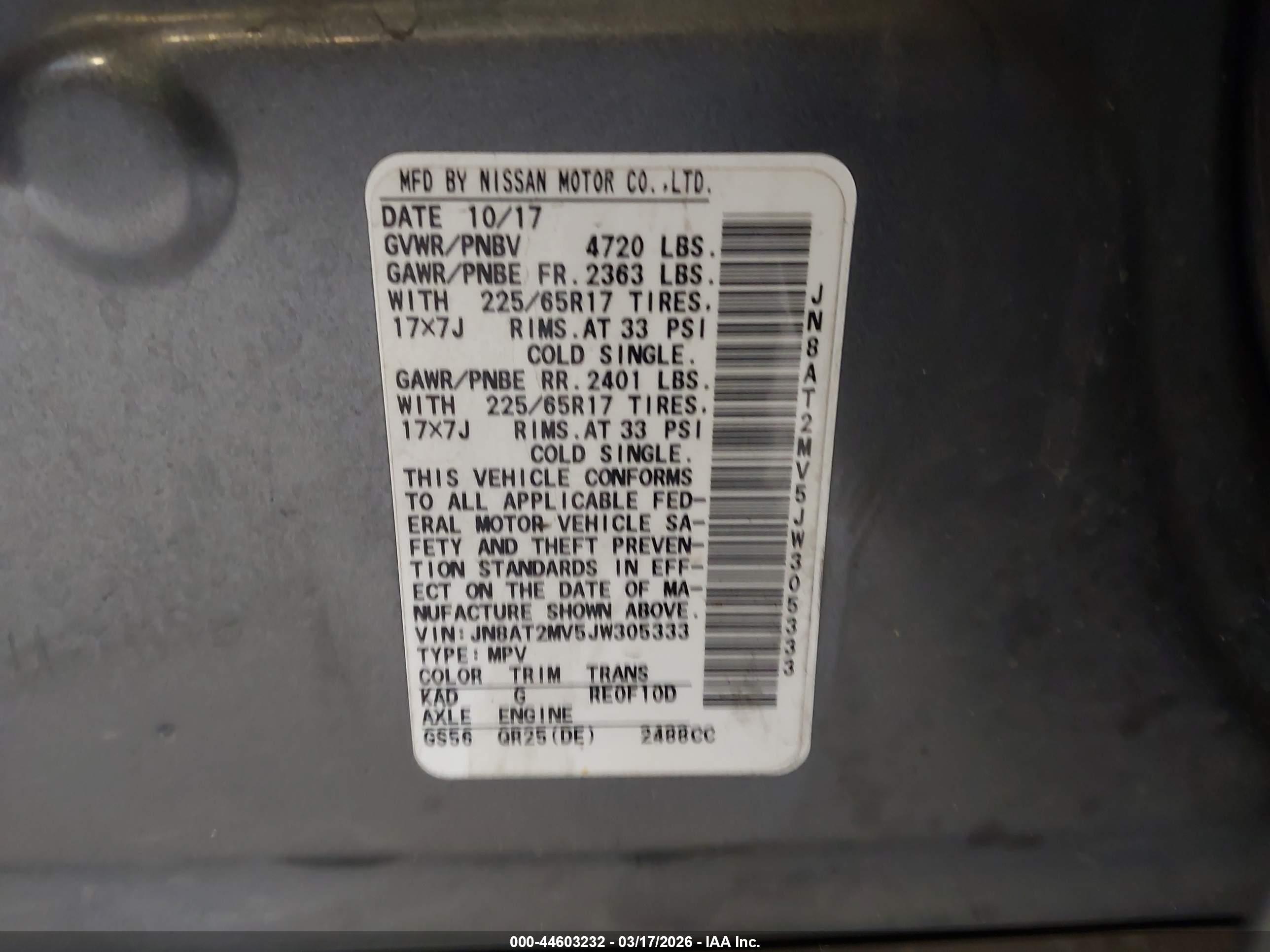 NISSAN ROGUE image 9