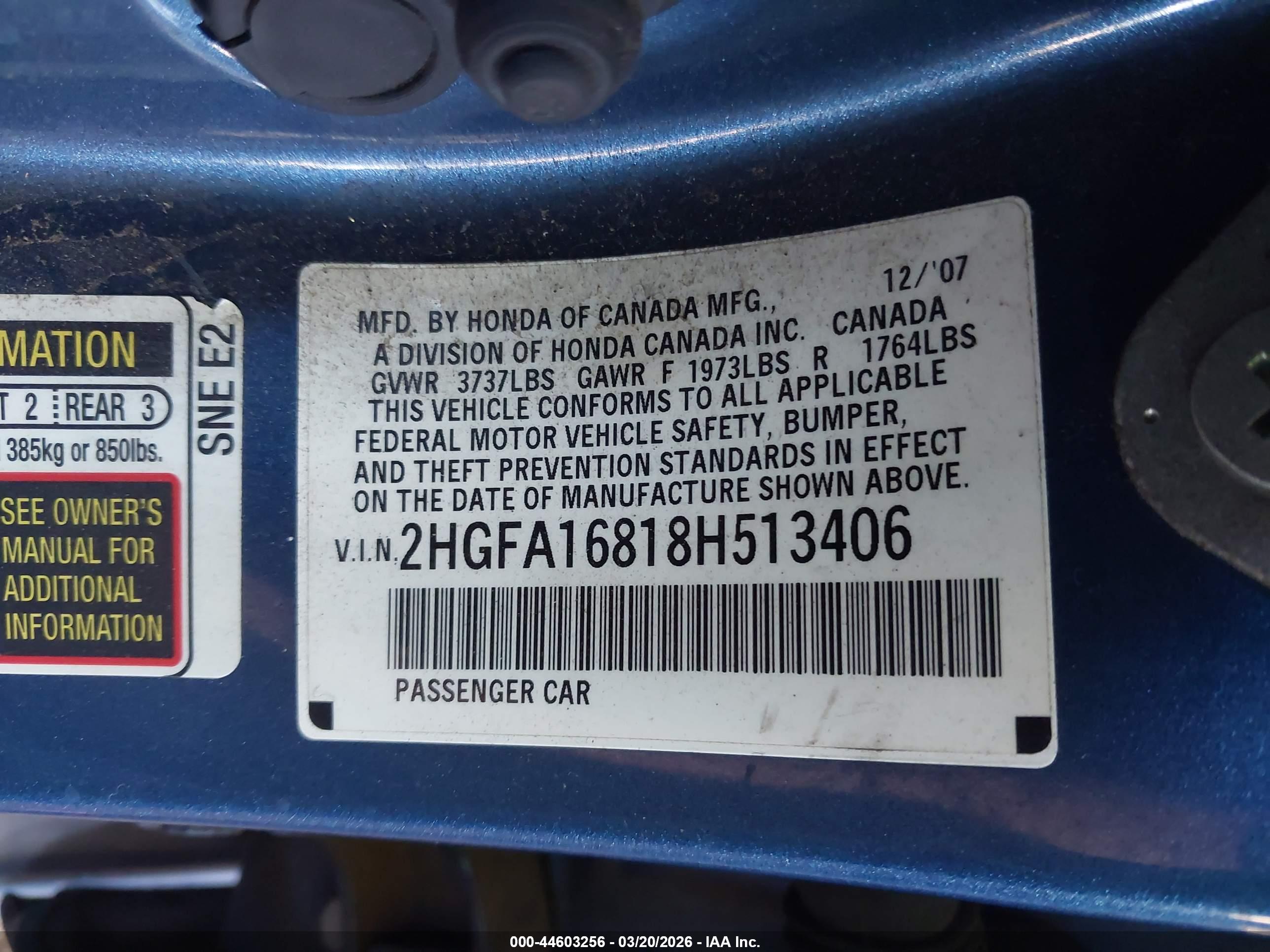HONDA CIVIC image 9