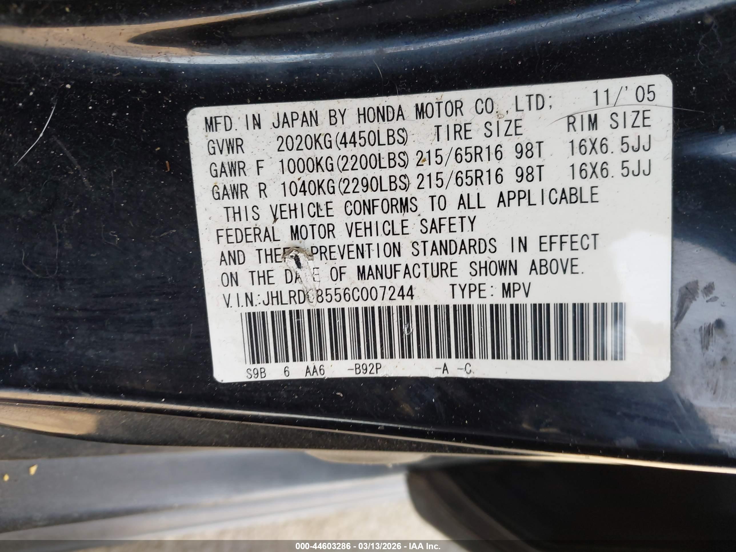 HONDA CR-V image 9