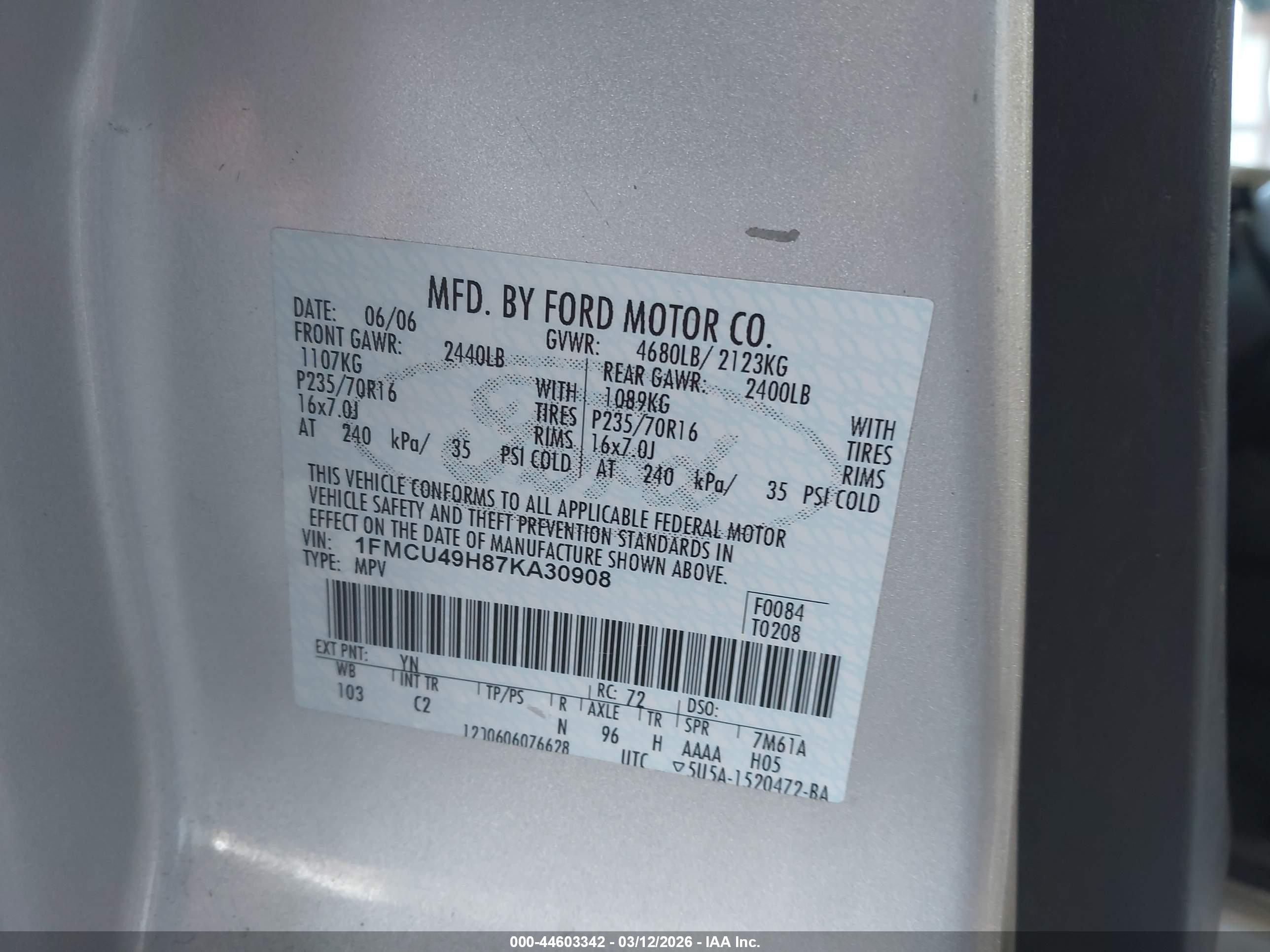 FORD ESCAPE image 9
