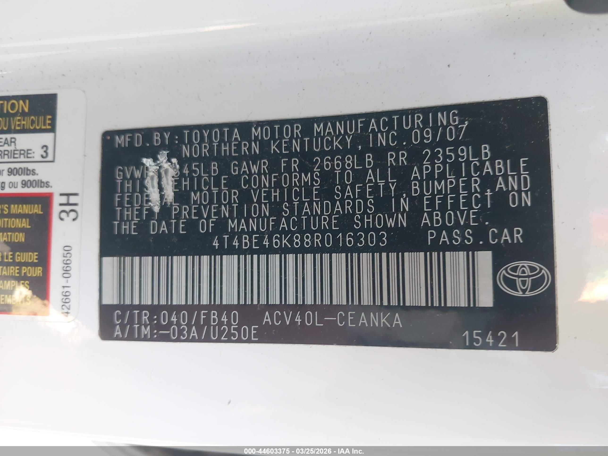 TOYOTA CAMRY image 9
