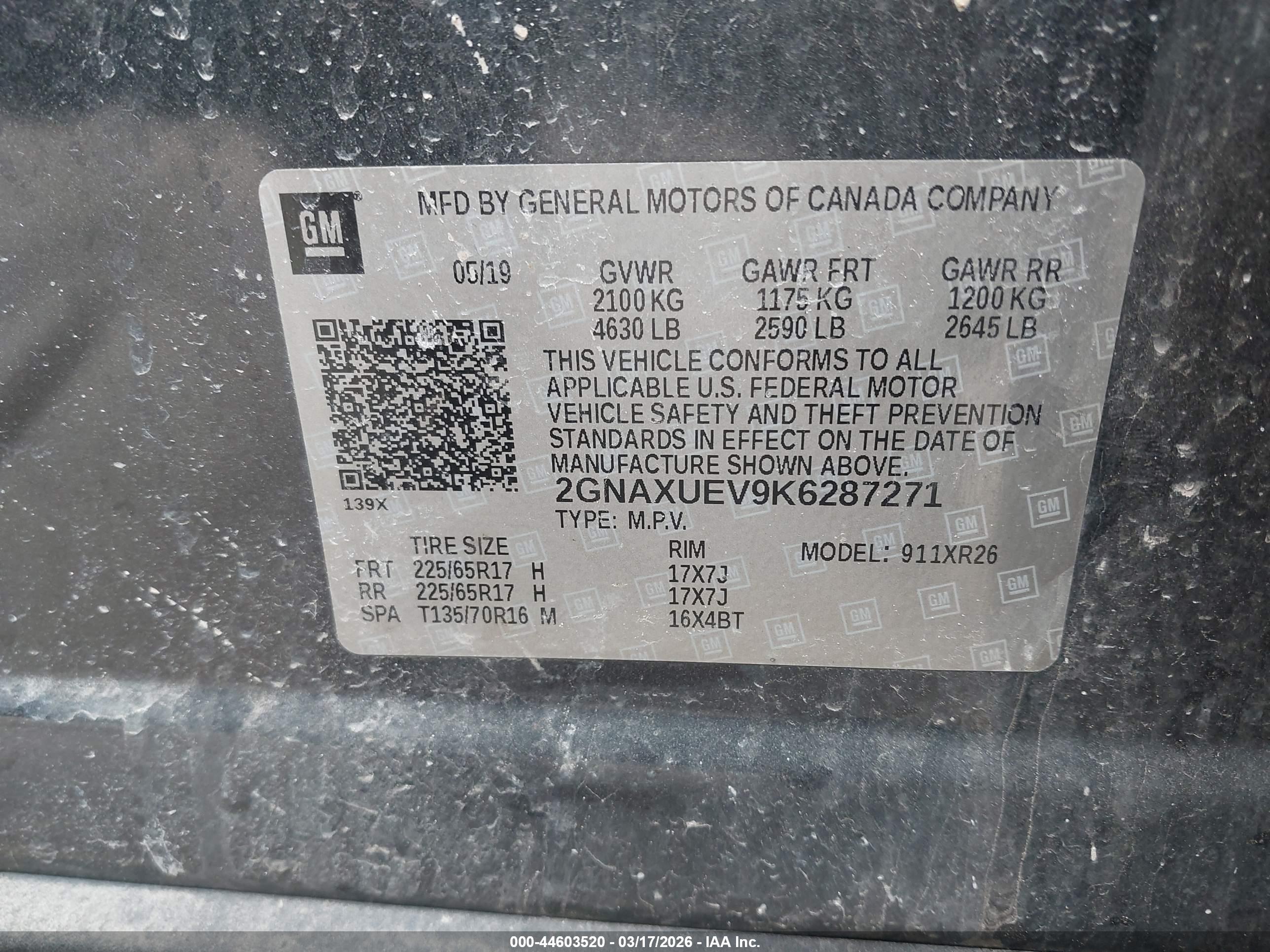 CHEVROLET EQUINOX image 9