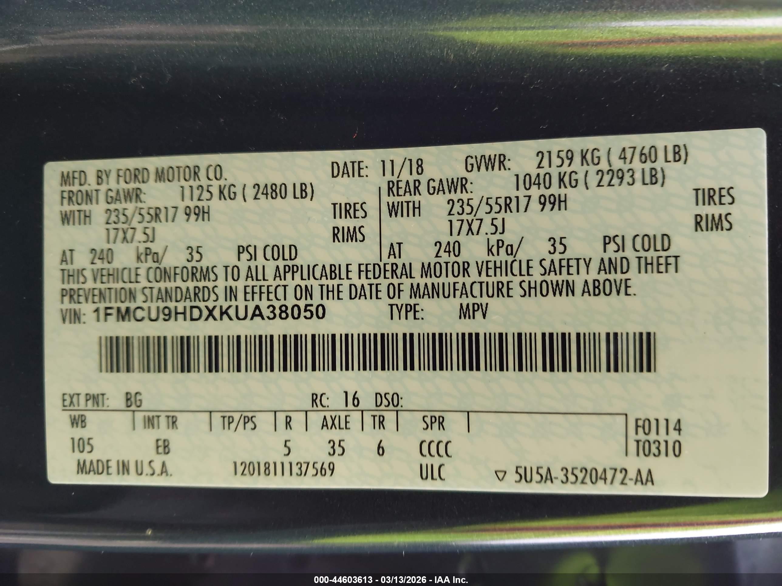 FORD ESCAPE image 9
