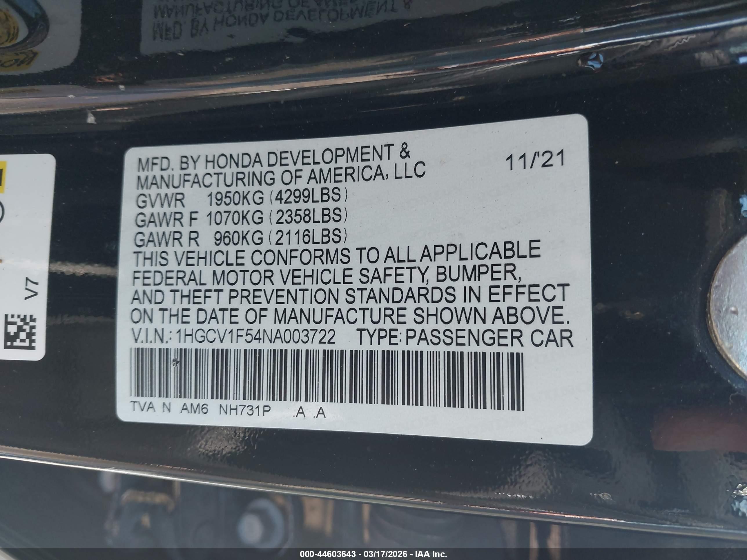 HONDA ACCORD image 9