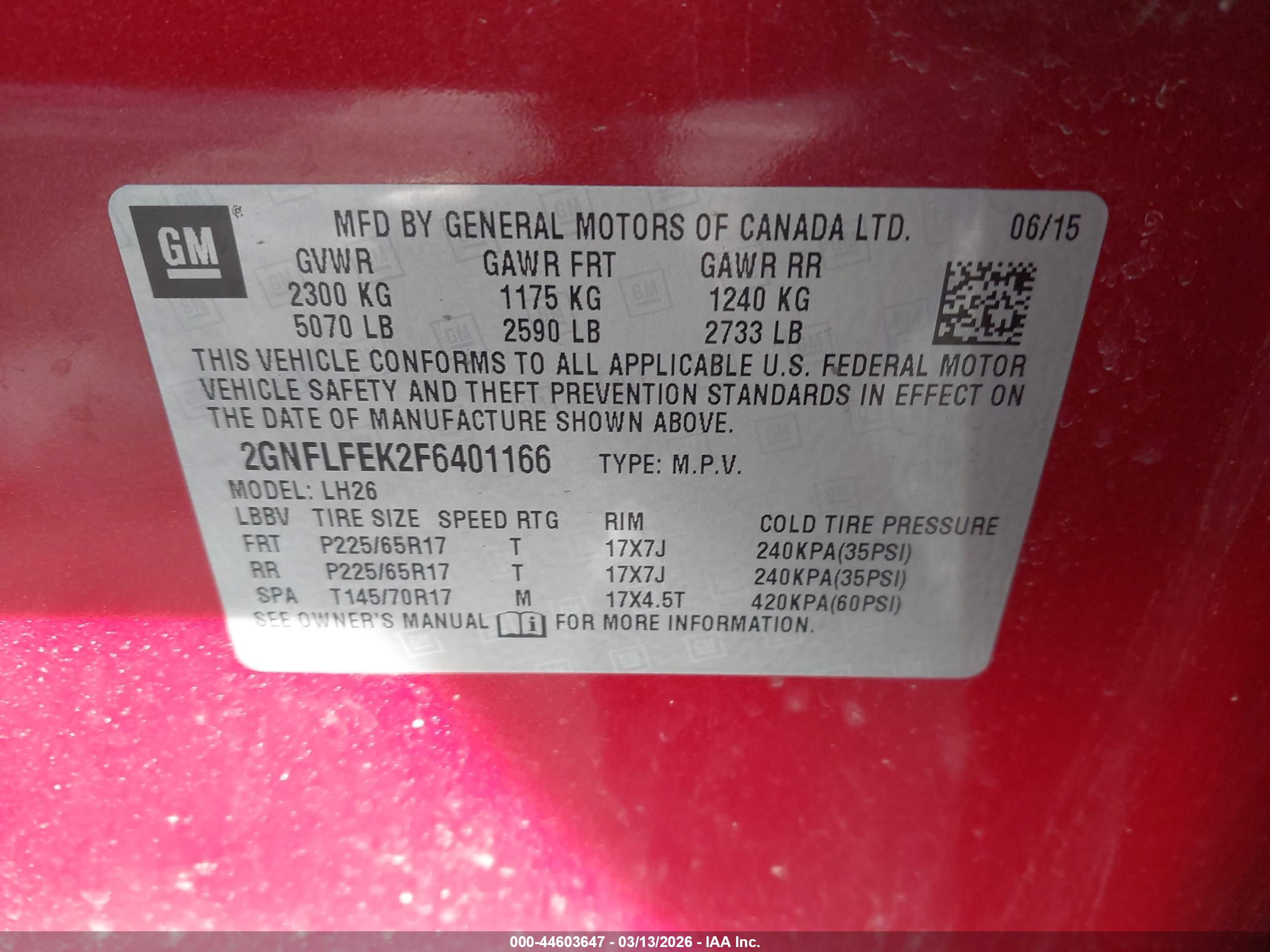 CHEVROLET EQUINOX image 9