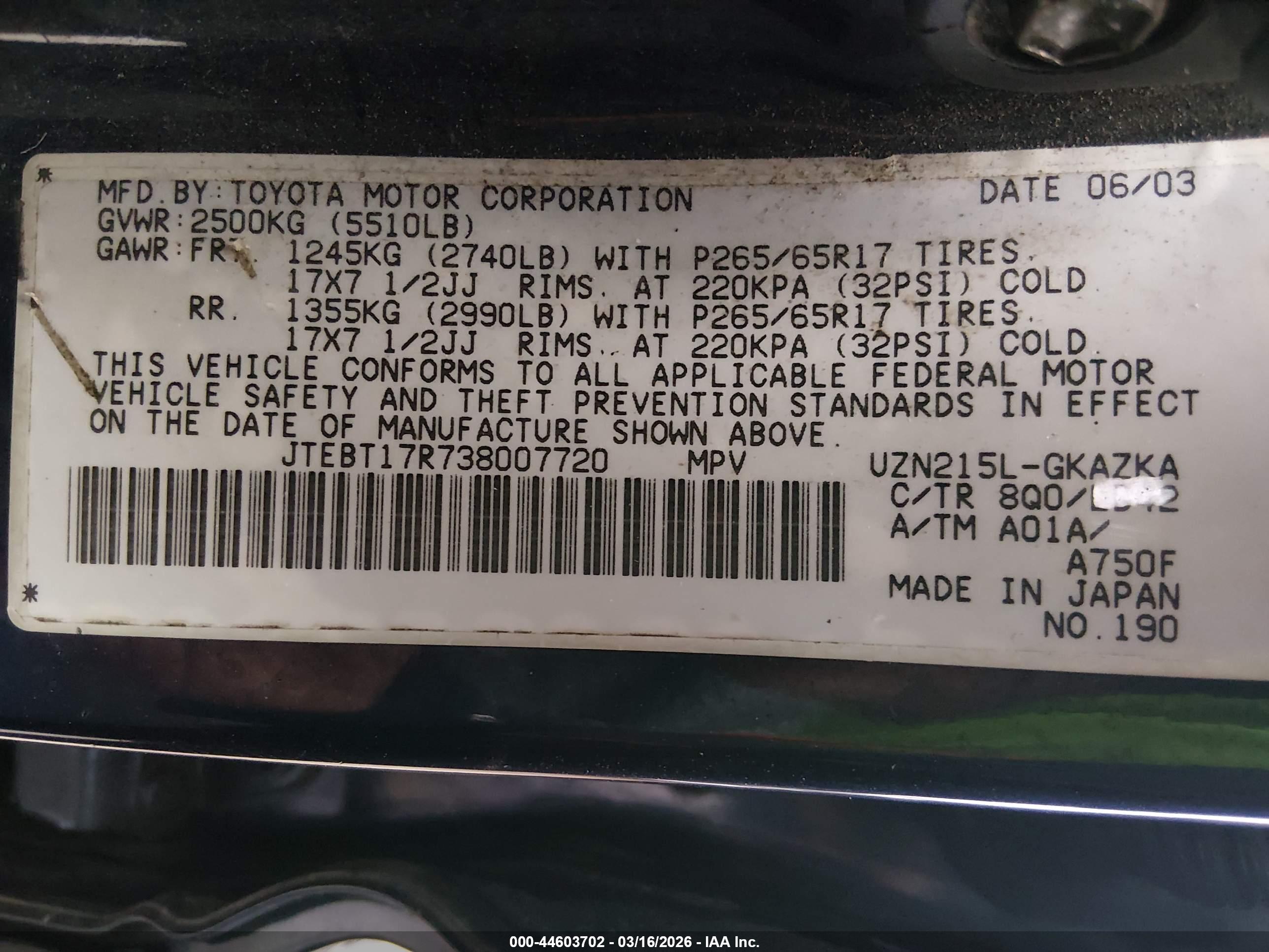 TOYOTA 4RUNNER image 9