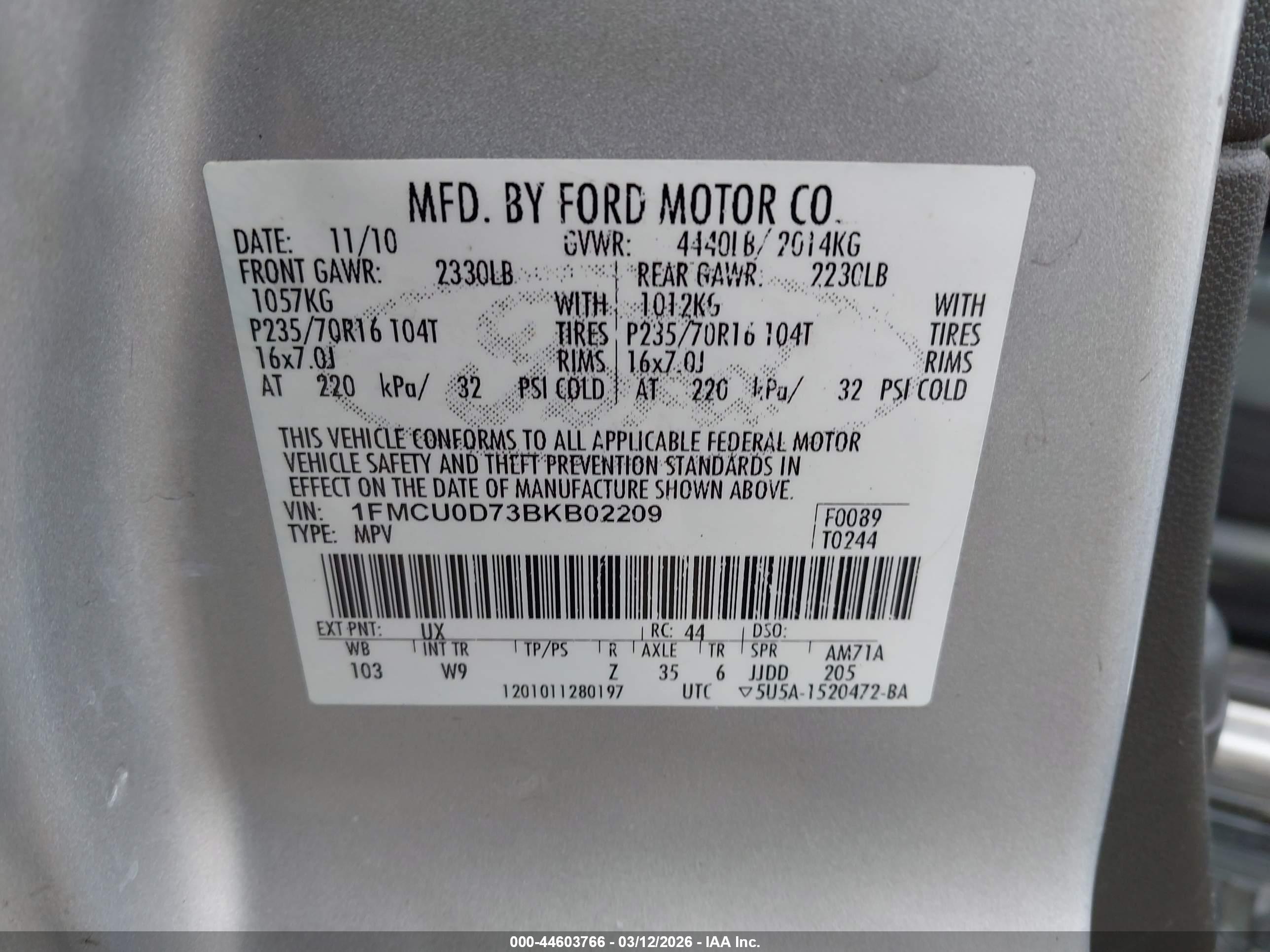 FORD ESCAPE image 9