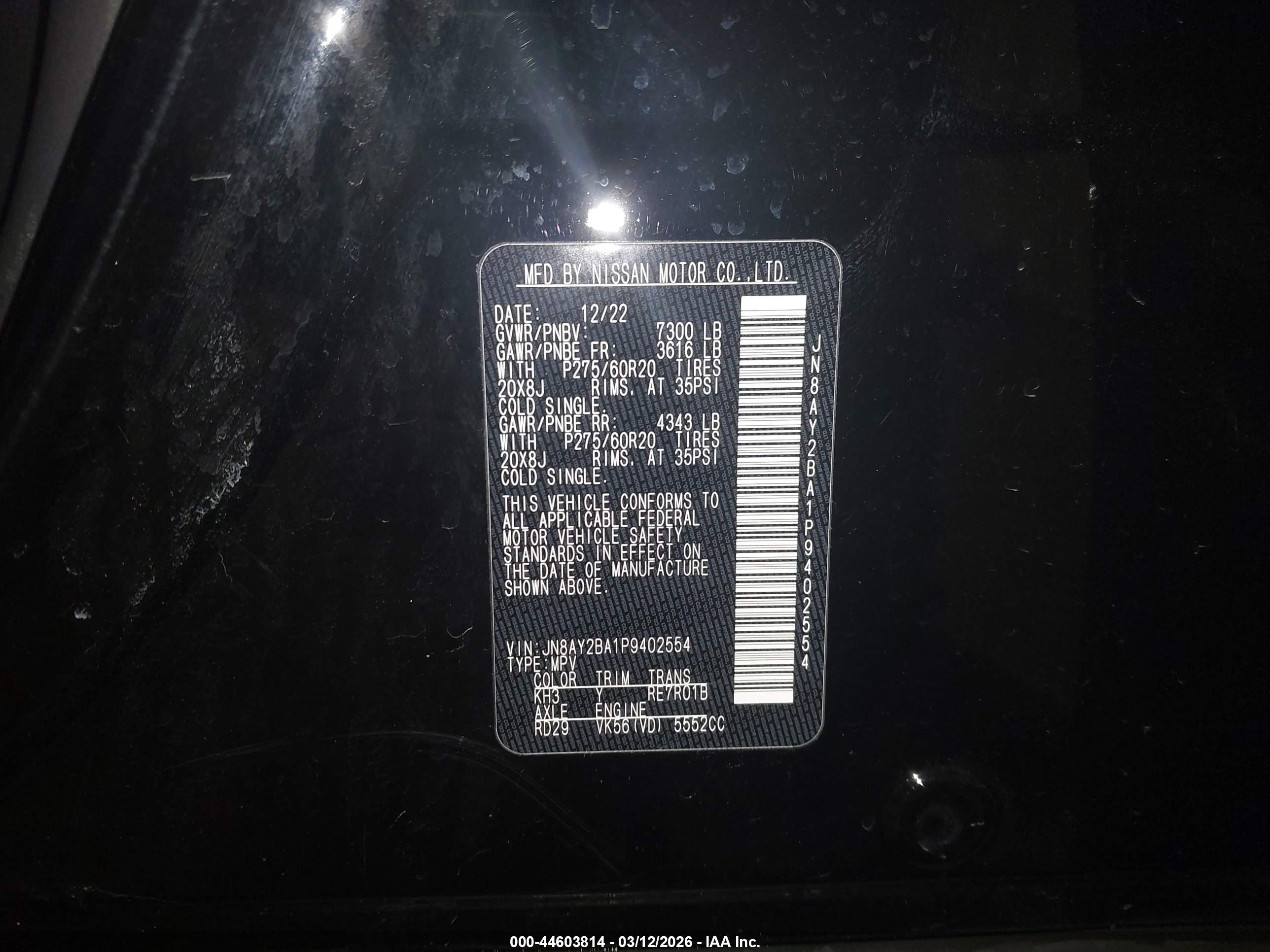 NISSAN ARMADA image 9