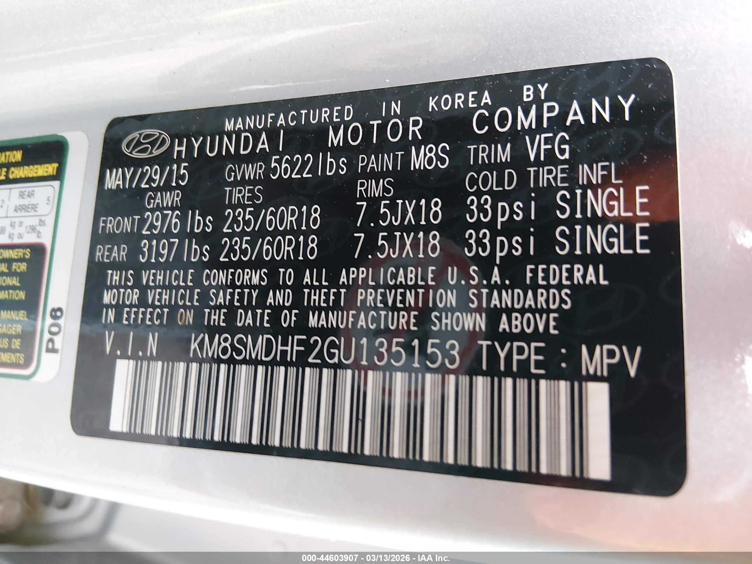HYUNDAI SANTA image 9
