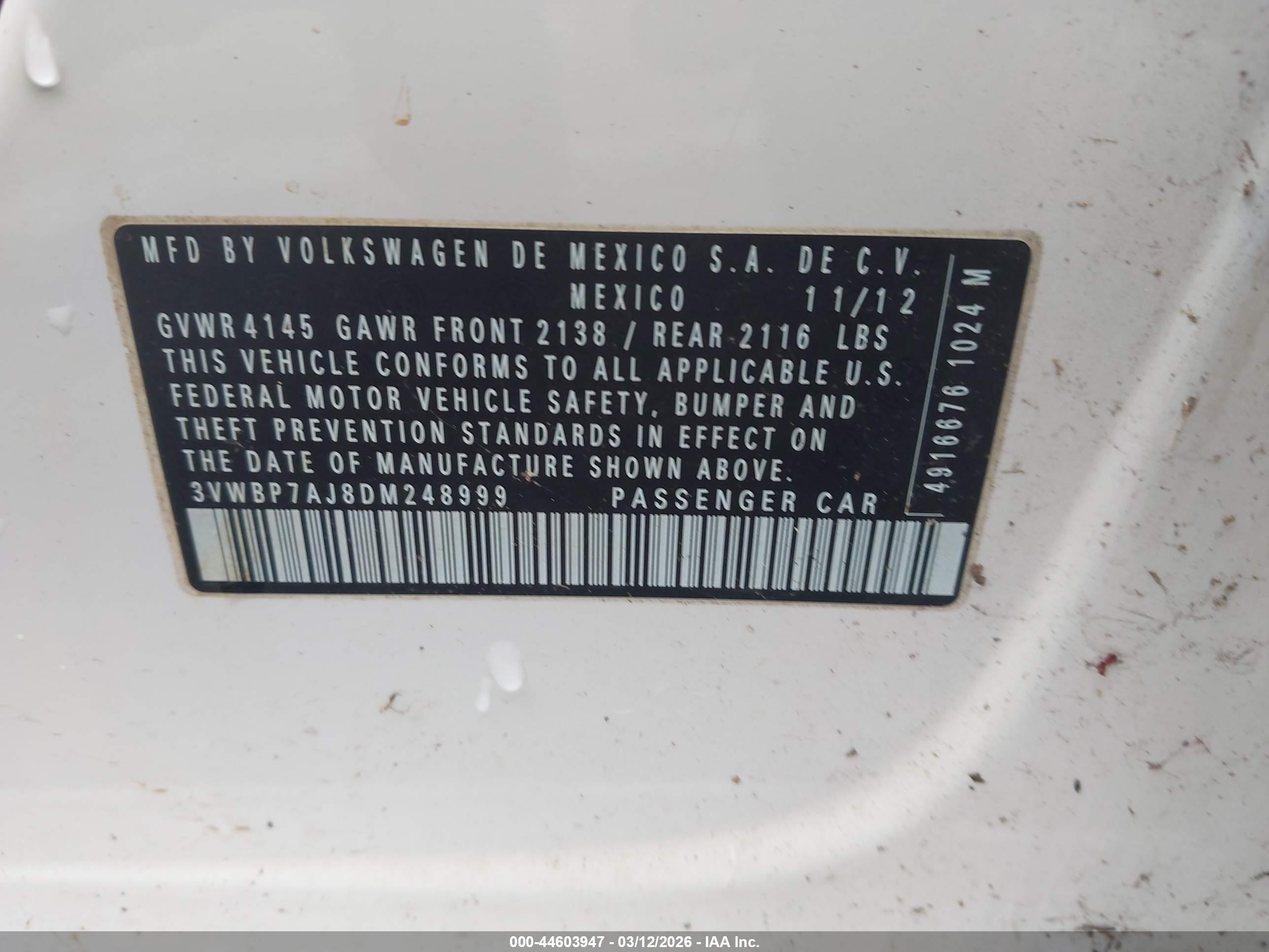 VOLKSWAGEN JETTA image 9
