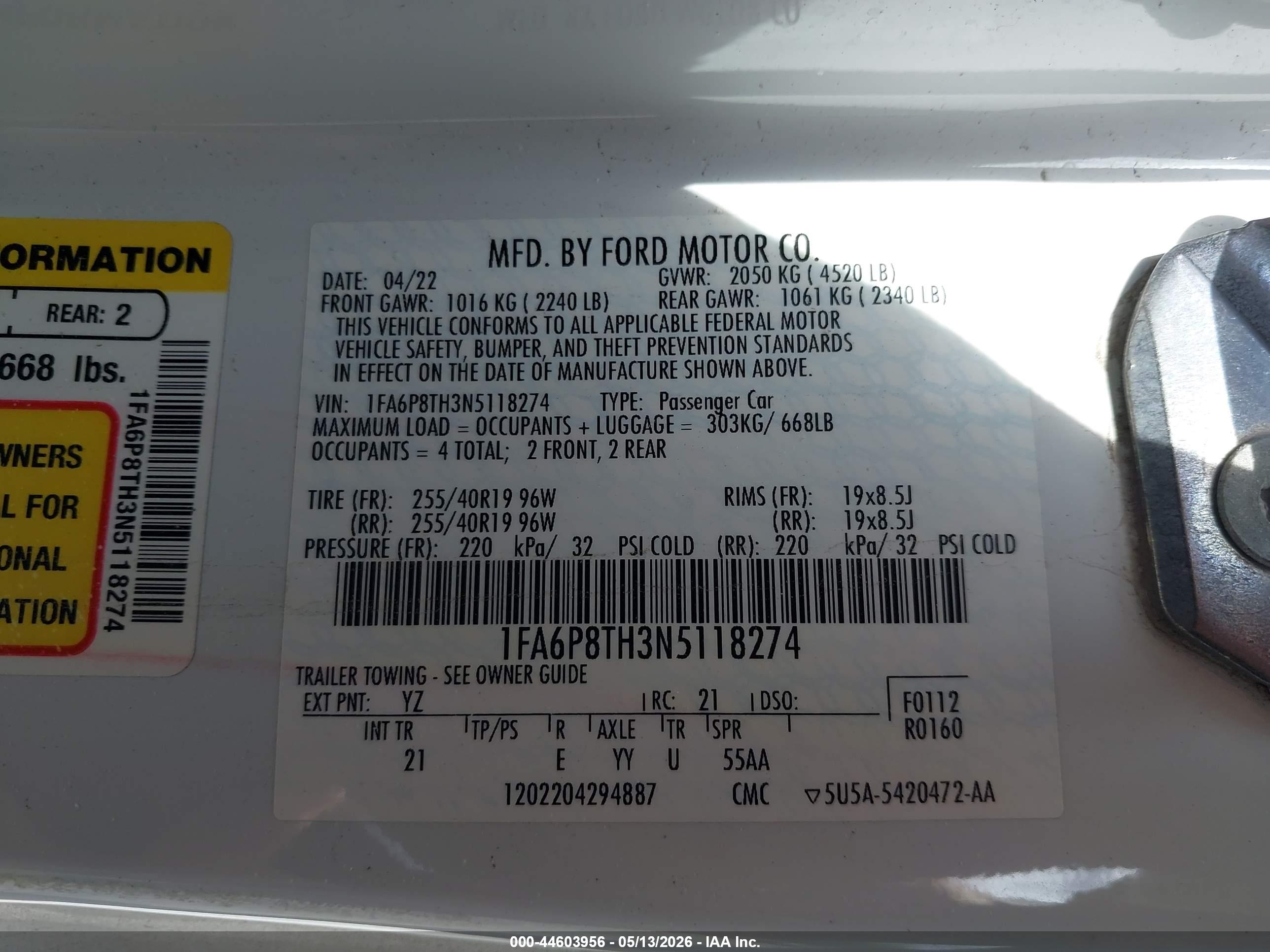 FORD MUSTANG image 9