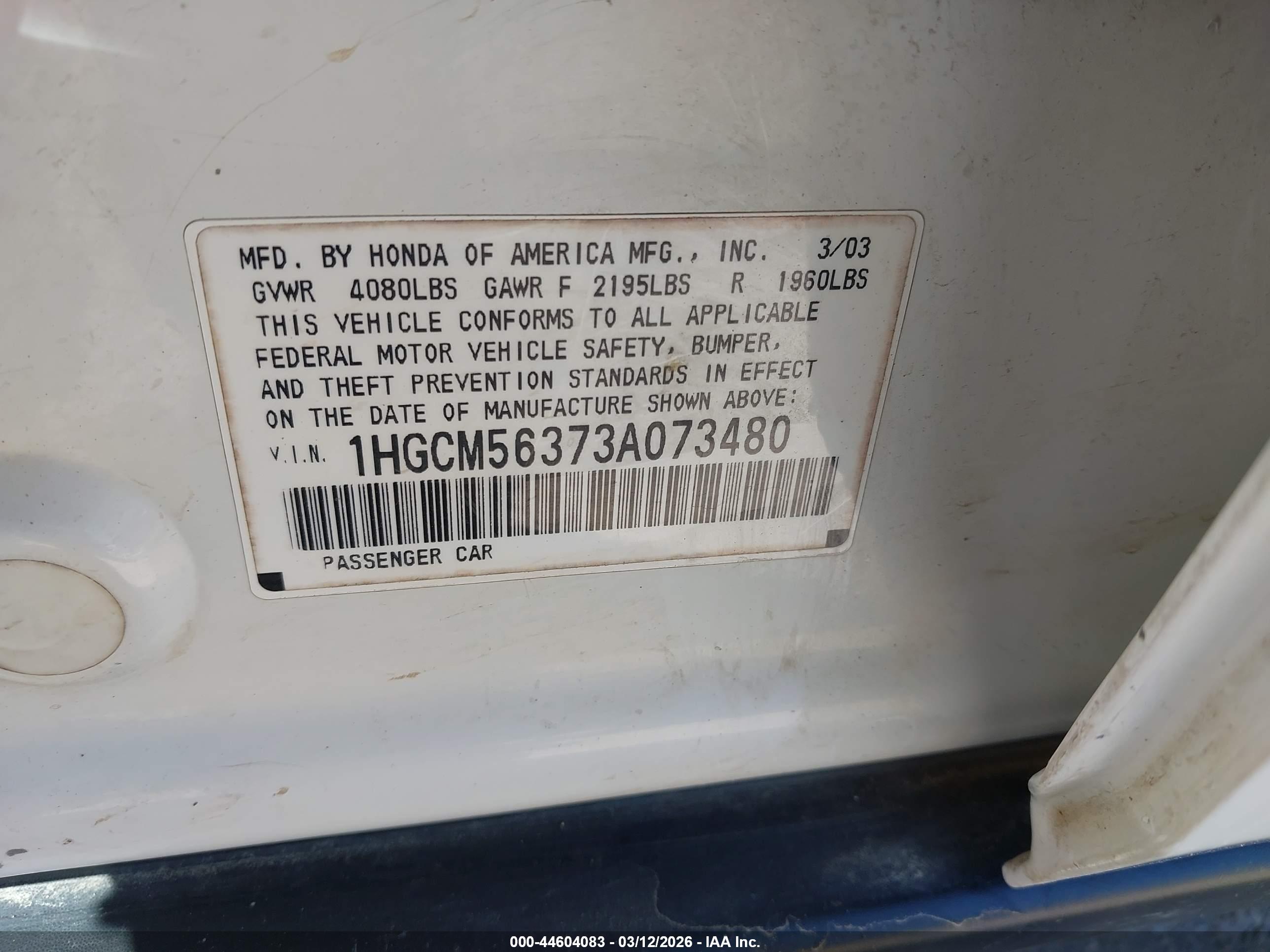 HONDA ACCORD image 9