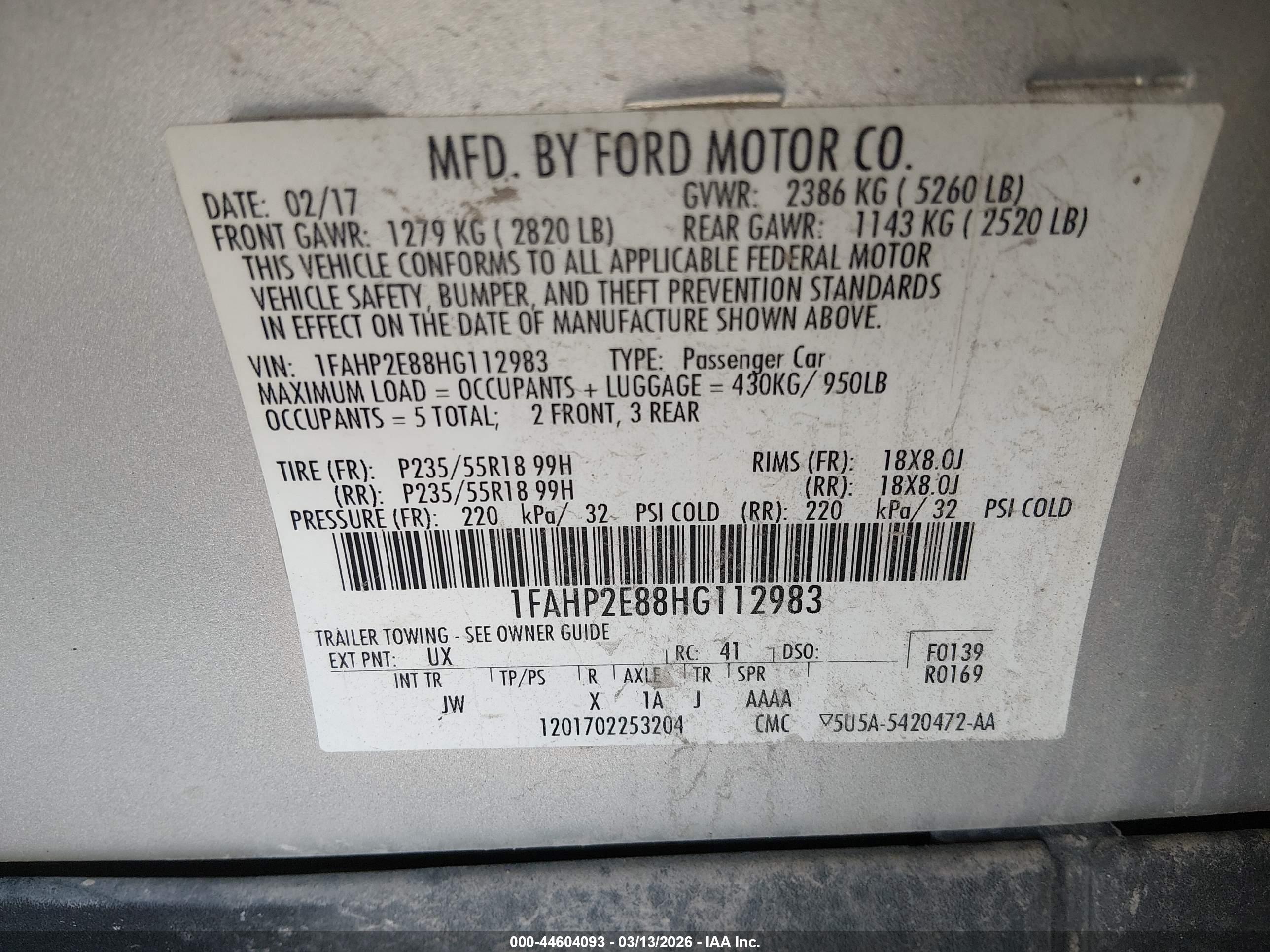 FORD TAURUS image 9