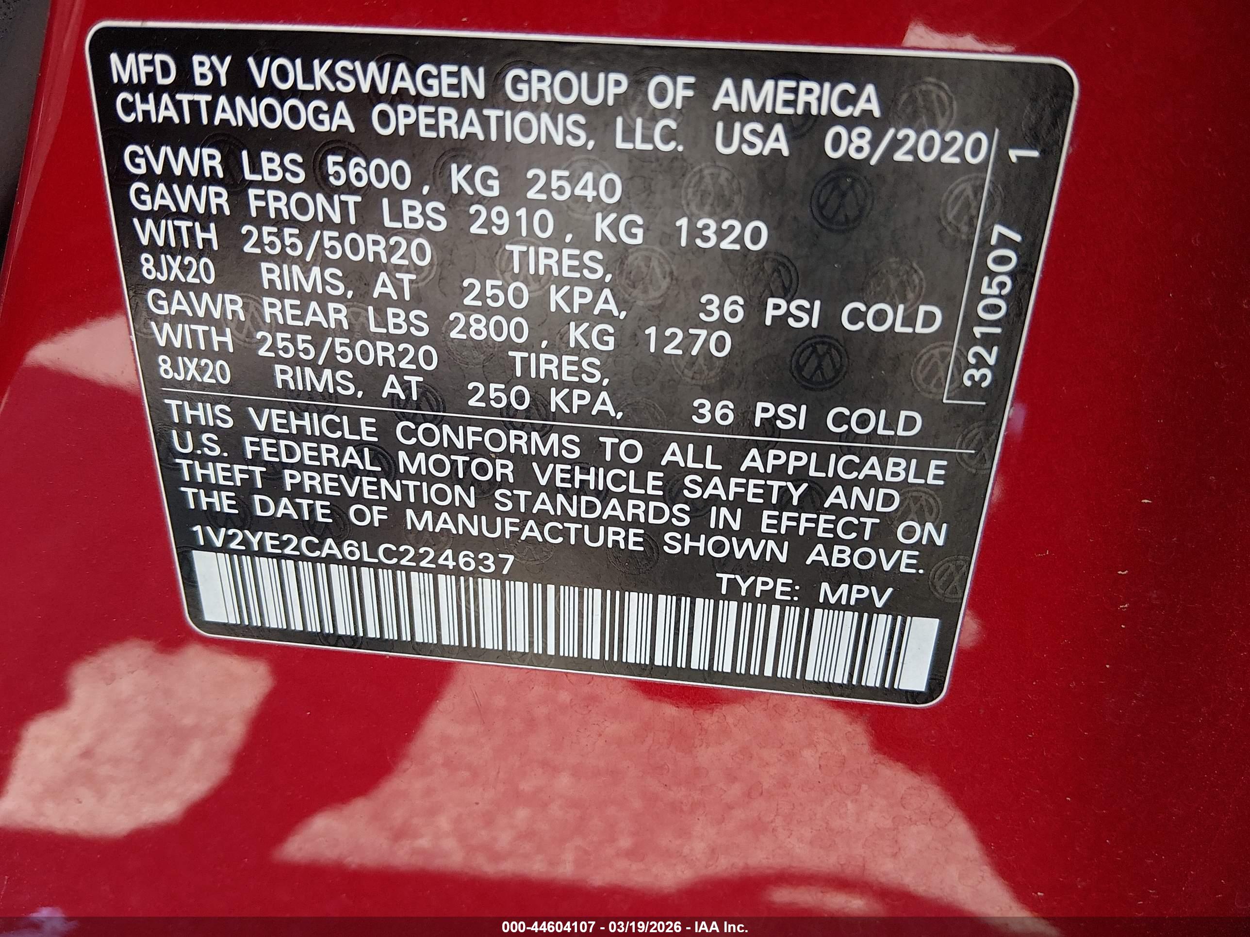 VOLKSWAGEN ATLAS image 9