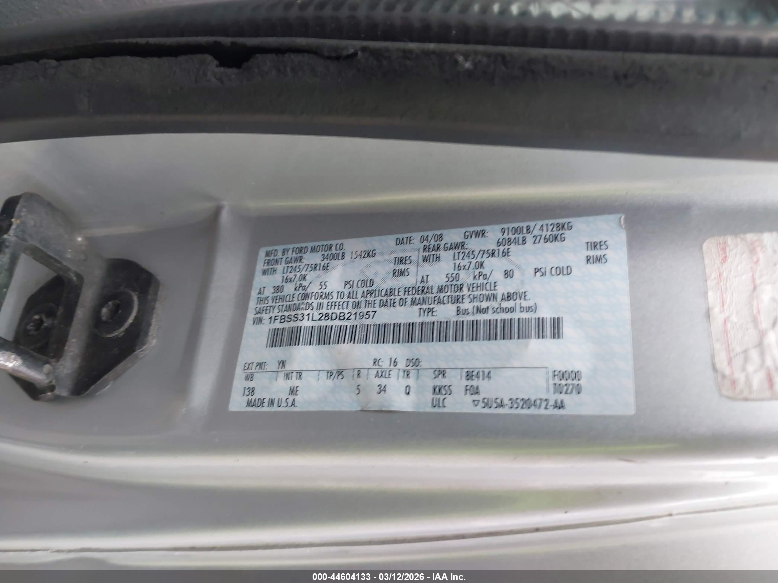 FORD E-350 image 9