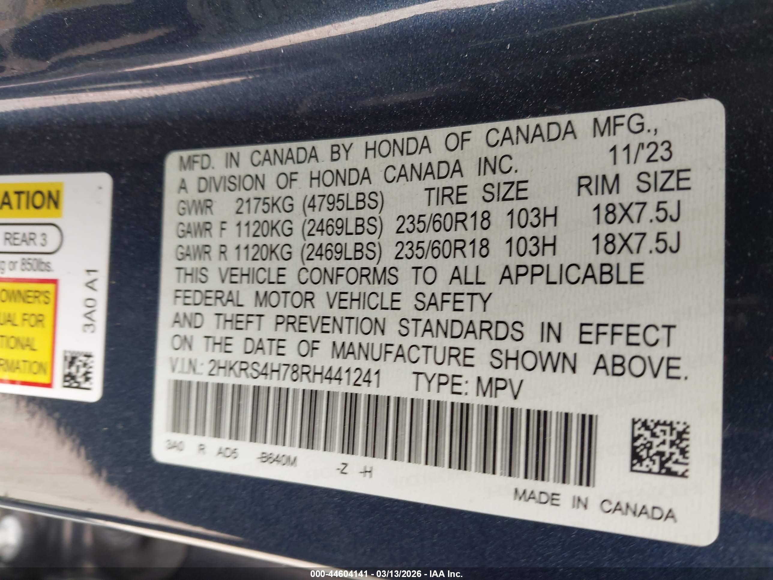 HONDA CR-V image 9