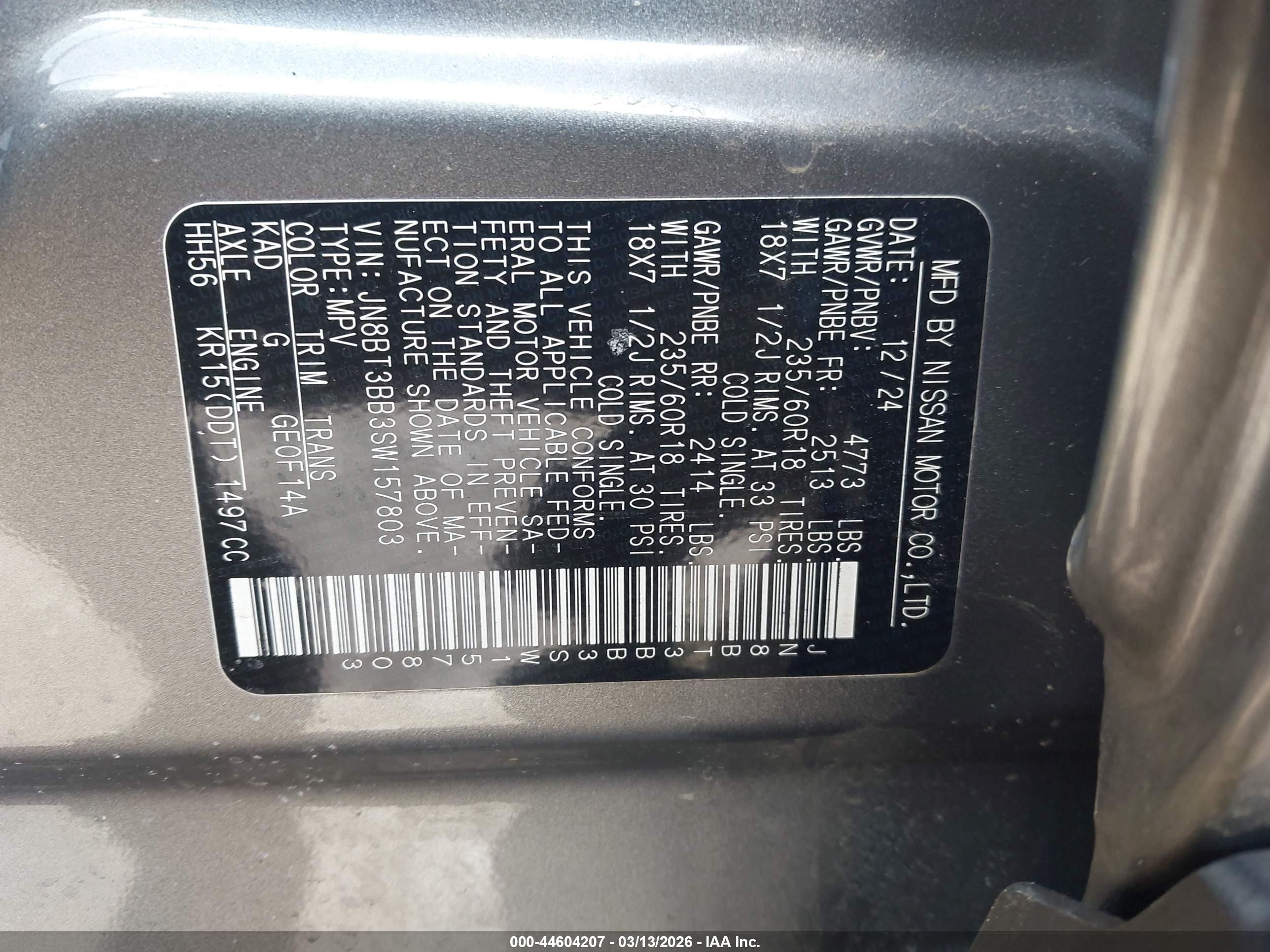 NISSAN ROGUE image 9