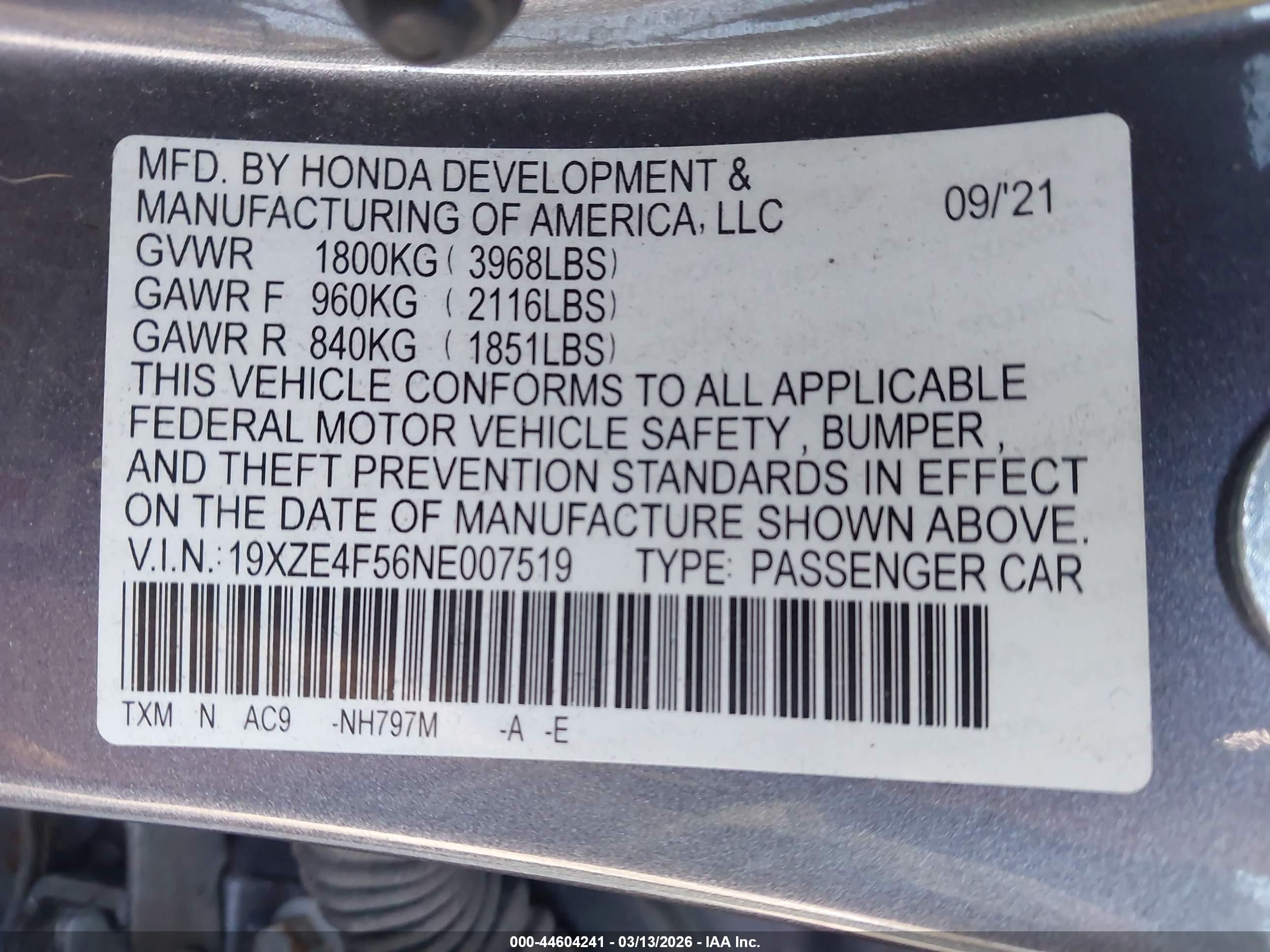 HONDA INSIGHT image 9