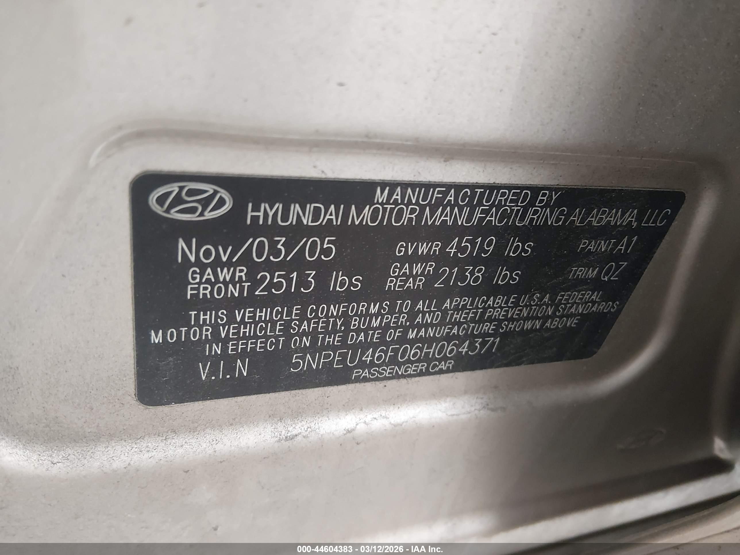 HYUNDAI SONATA image 9