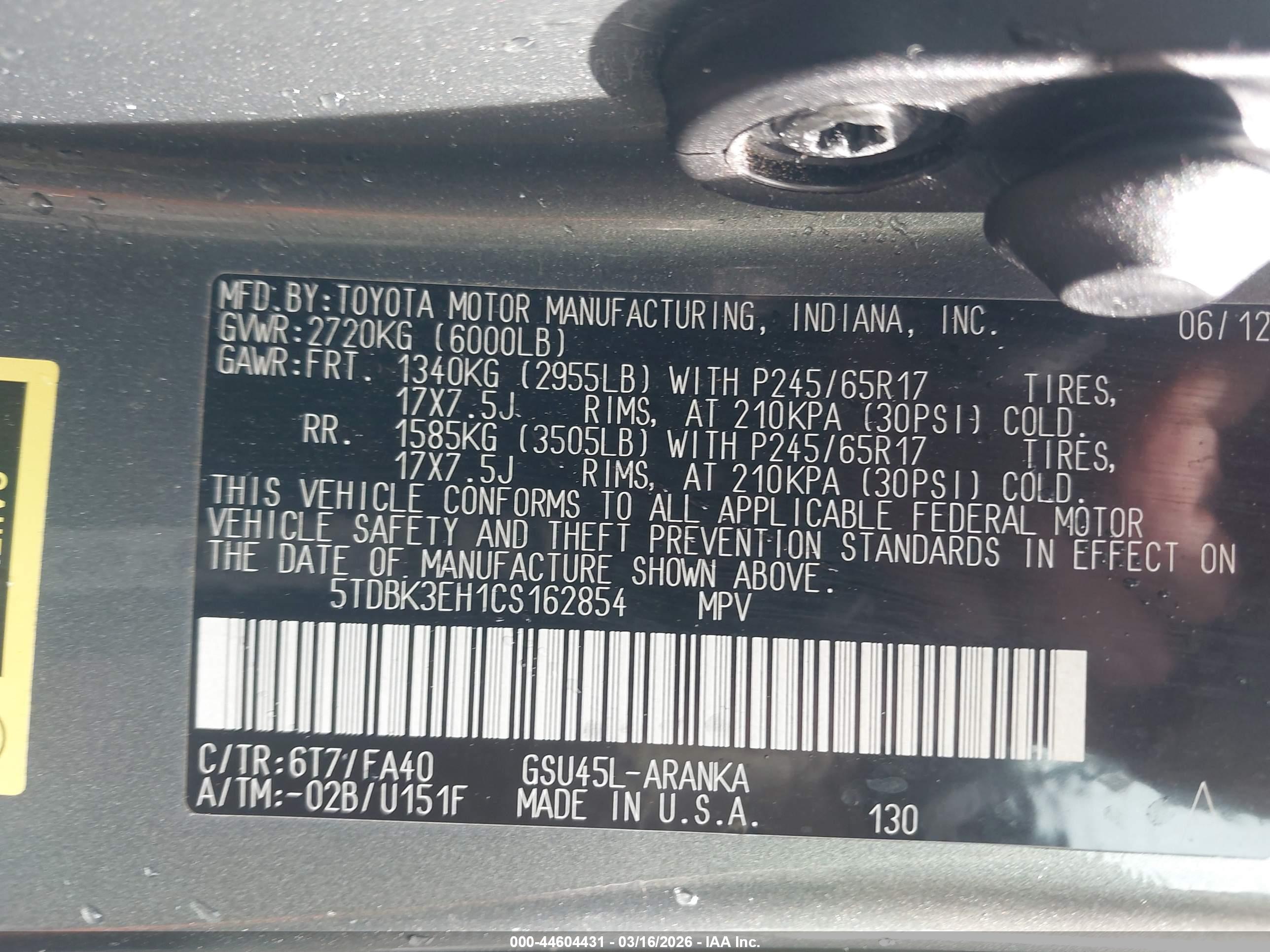 TOYOTA HIGHLANDER image 9